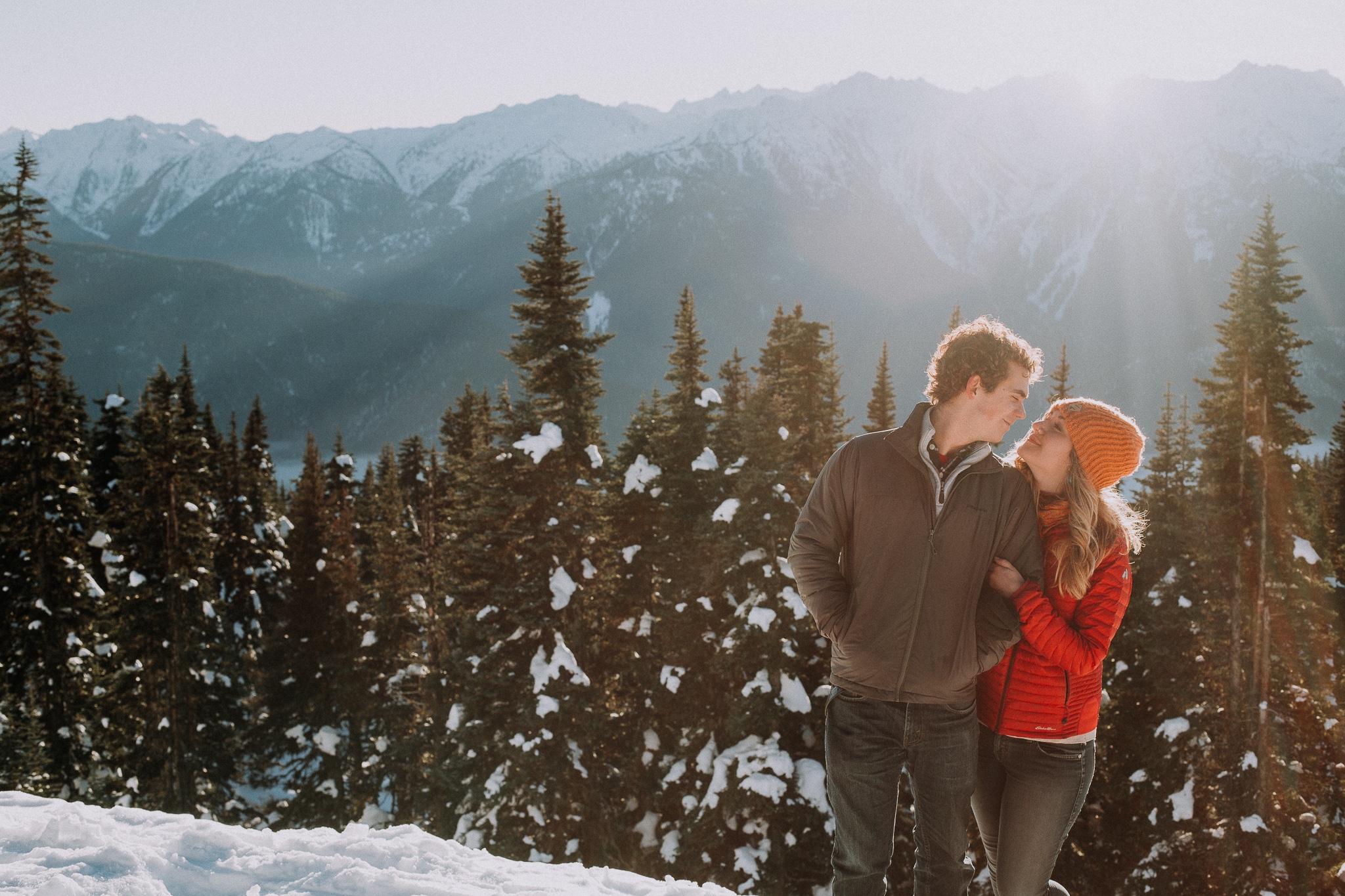 Olympic National Forest Engagement Photos, Hurricane Ridge Engagement Photos, Washington Engagement Photographer, Olympic National Park engagement photos, Washington wedding photographer, Best photographers in Washington, Best Washington engagement photographers, Best Washington Wedding photographers, Fun Engagement photo ideas, Engagement photos in mountains, adventurous Engagement session, Save the date photo ideas, Olympic National Park Hurricane Ridge, Olympic National Park Engagement Photographer, adventure elopement photographer