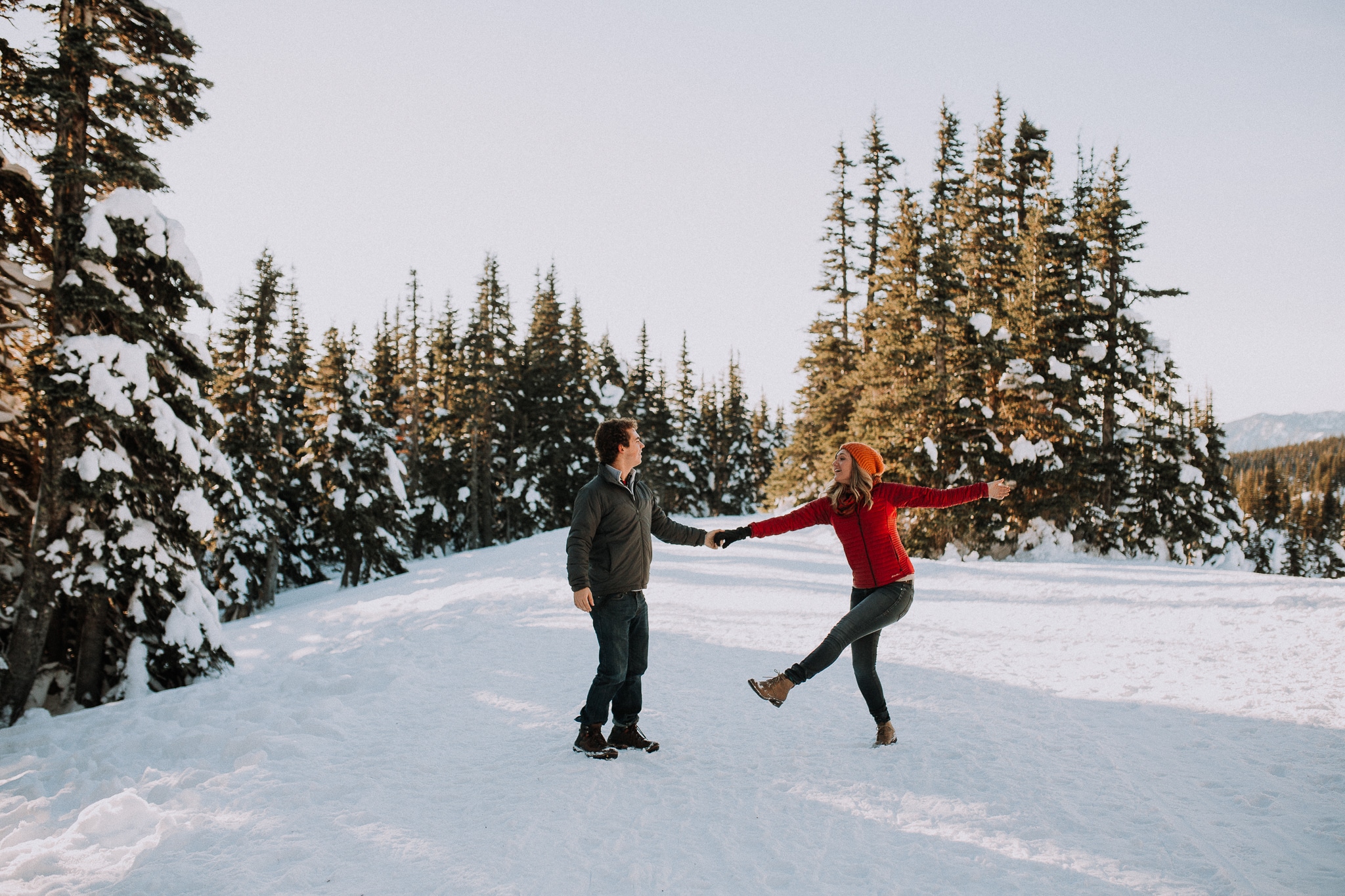 Olympic National Forest Engagement Photos, Hurricane Ridge Engagement Photos, Washington Engagement Photographer, Olympic National Park engagement photos, Washington wedding photographer, Best photographers in Washington, Best Washington engagement photographers, Best Washington Wedding photographers, Fun Engagement photo ideas, Engagement photos in mountains, adventurous Engagement session, Save the date photo ideas, Olympic National Park Hurricane Ridge, Olympic National Park Engagement Photographer, adventure elopement photographer