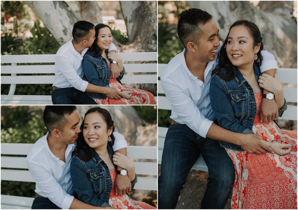 Beautiful Arboretum Griffith Park Engagement Session 2016