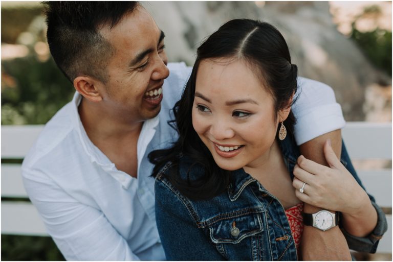 Beautiful Arboretum Griffith Park Engagement Session 2016