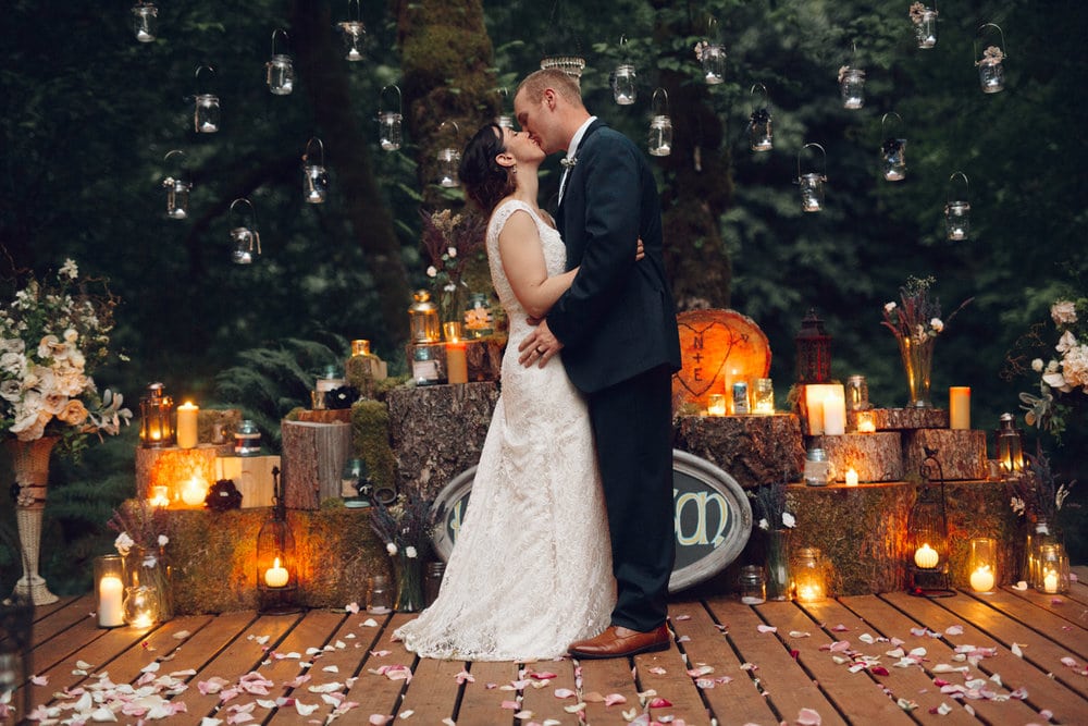 Wedding, Sol Duc, Backyard, Beautiful