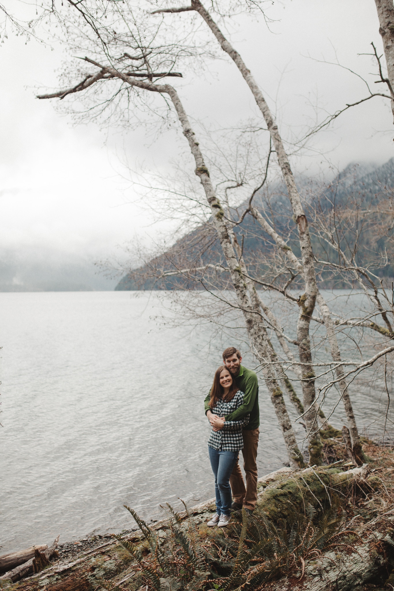 Olympic Peninsula Lake Crescent Engagement Session