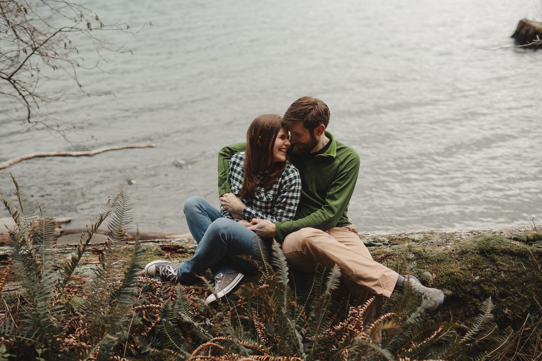 Olympic Peninsula Lake Crescent Engagement Session