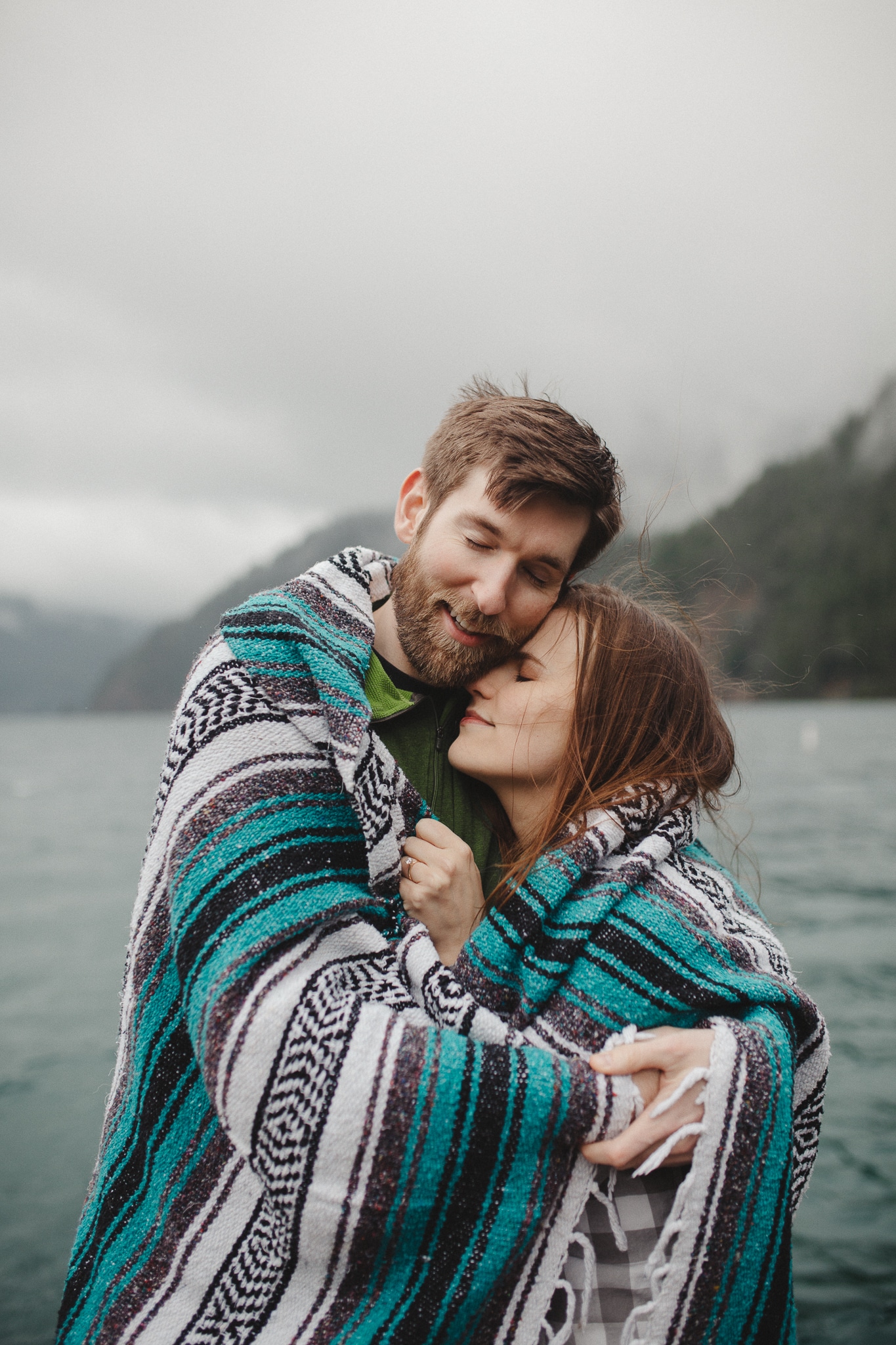 Olympic Peninsula Lake Crescent Engagement Session