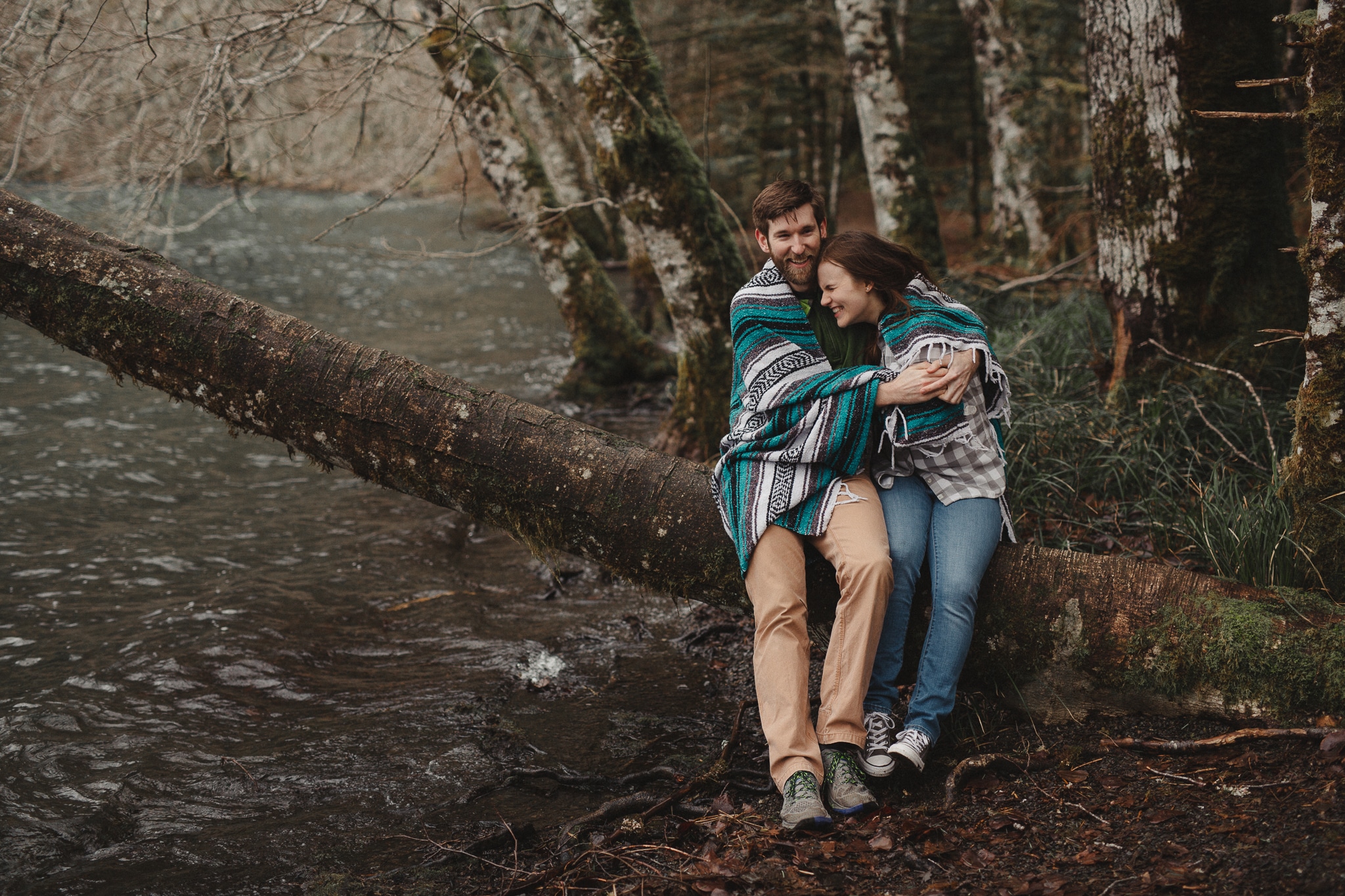 Olympic Peninsula Lake Crescent Engagement Session