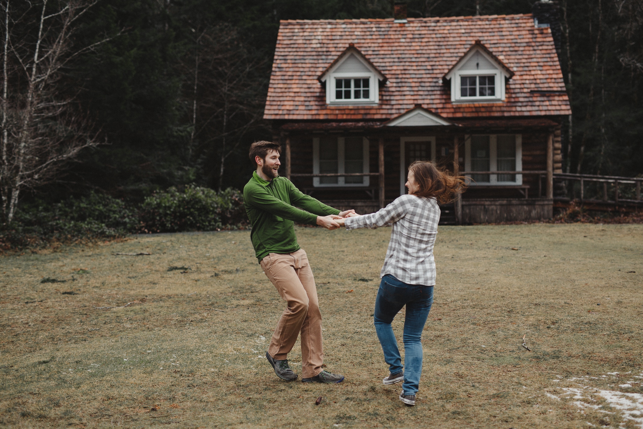 Olympic Peninsula Lake Crescent Engagement Session