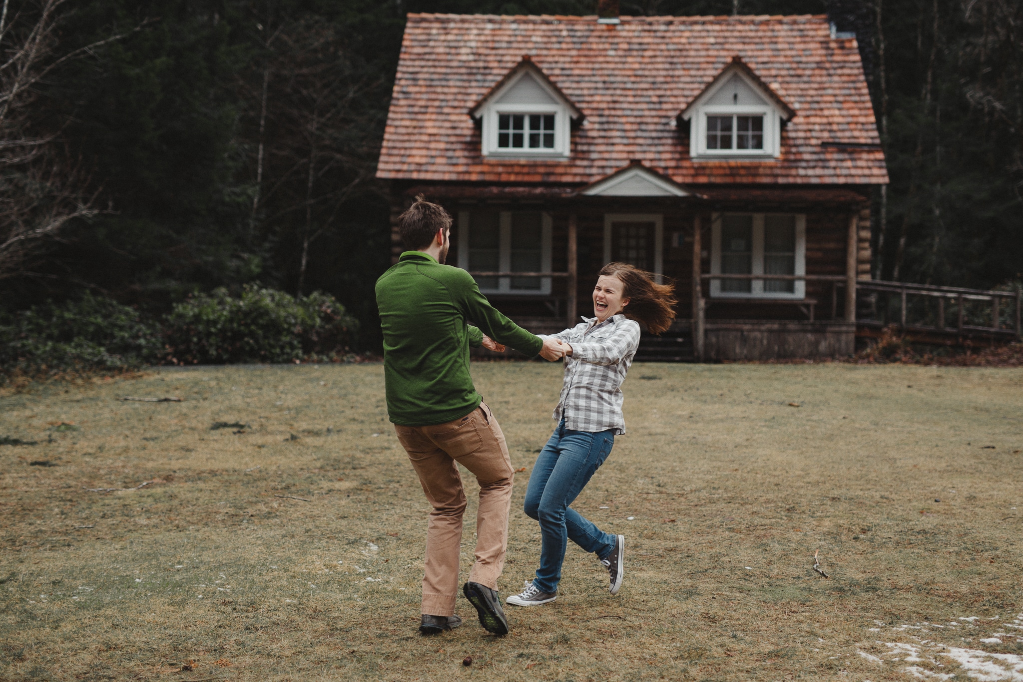 Olympic Peninsula Lake Crescent Engagement Session