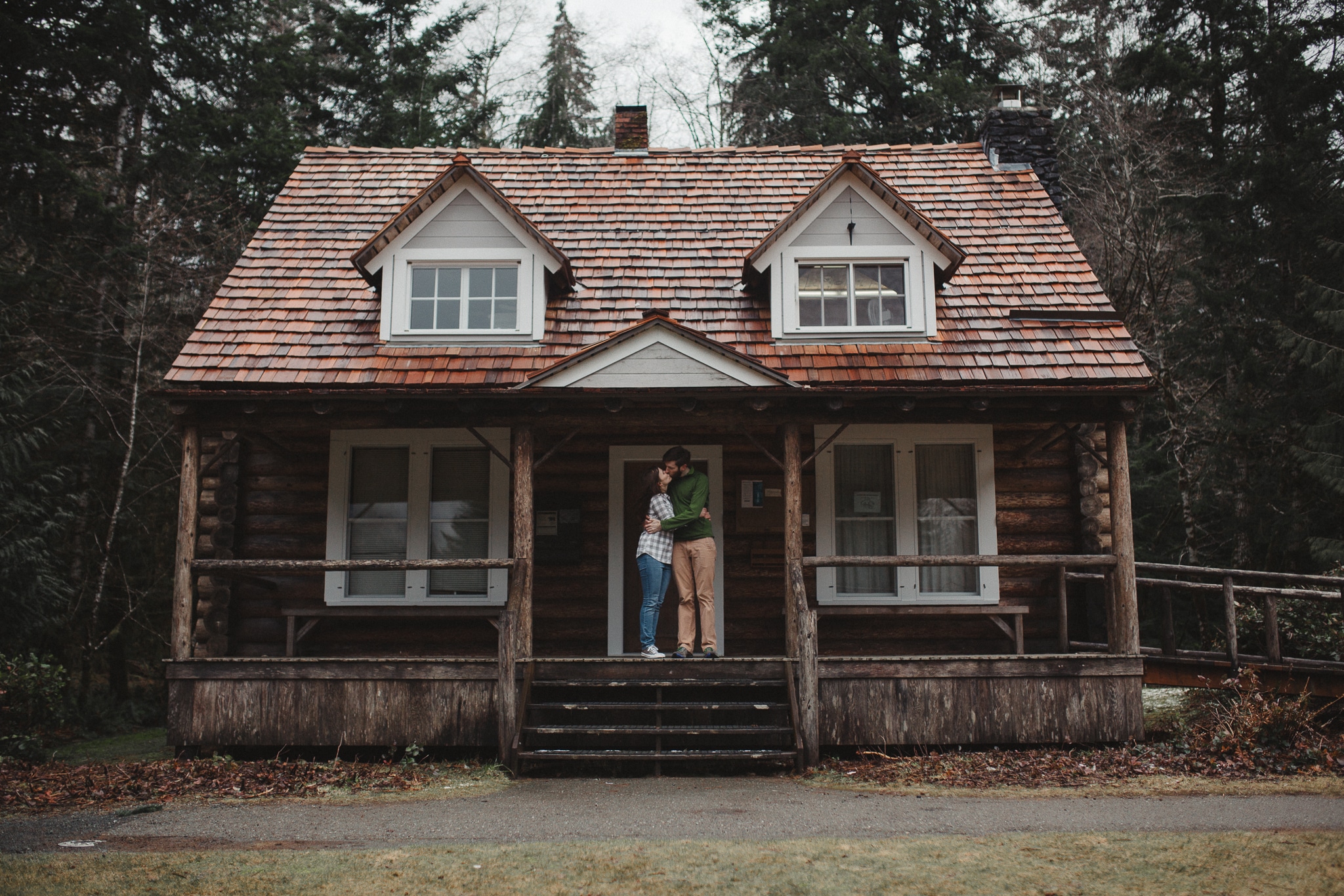 Olympic Peninsula Lake Crescent Engagement Session