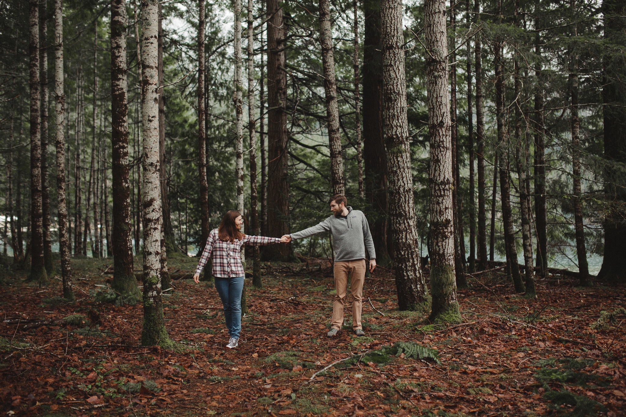 Olympic Peninsula Lake Crescent Engagement Session