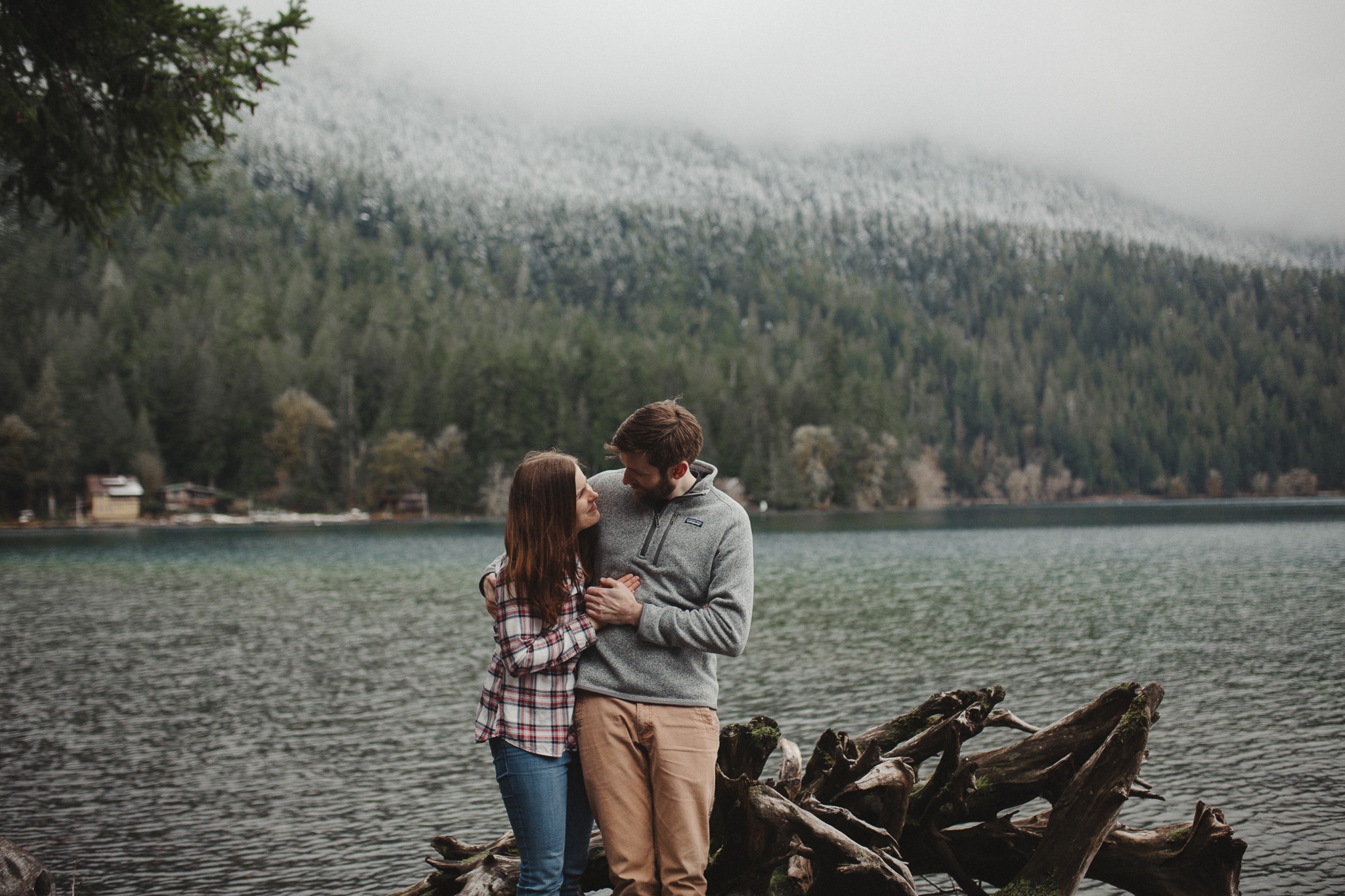 Olympic Peninsula Lake Crescent Engagement Session