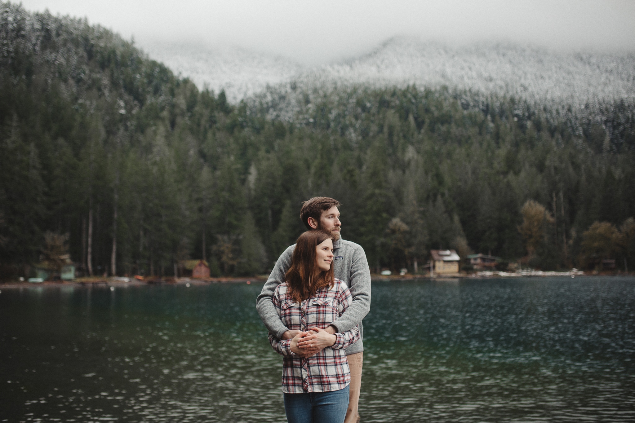 Olympic Peninsula Lake Crescent Engagement Session