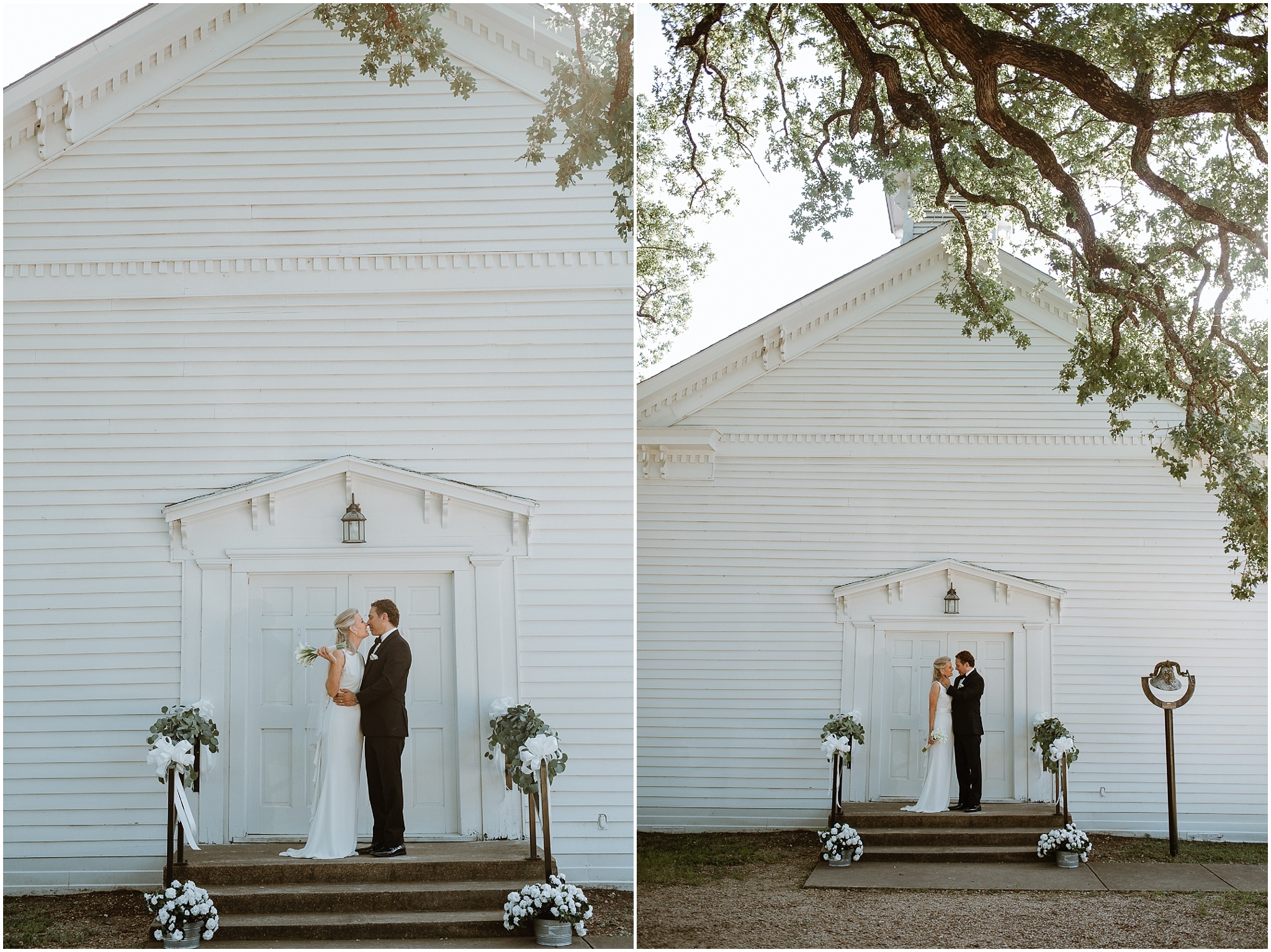 rustic destination wedding in ennis texas bride and groom