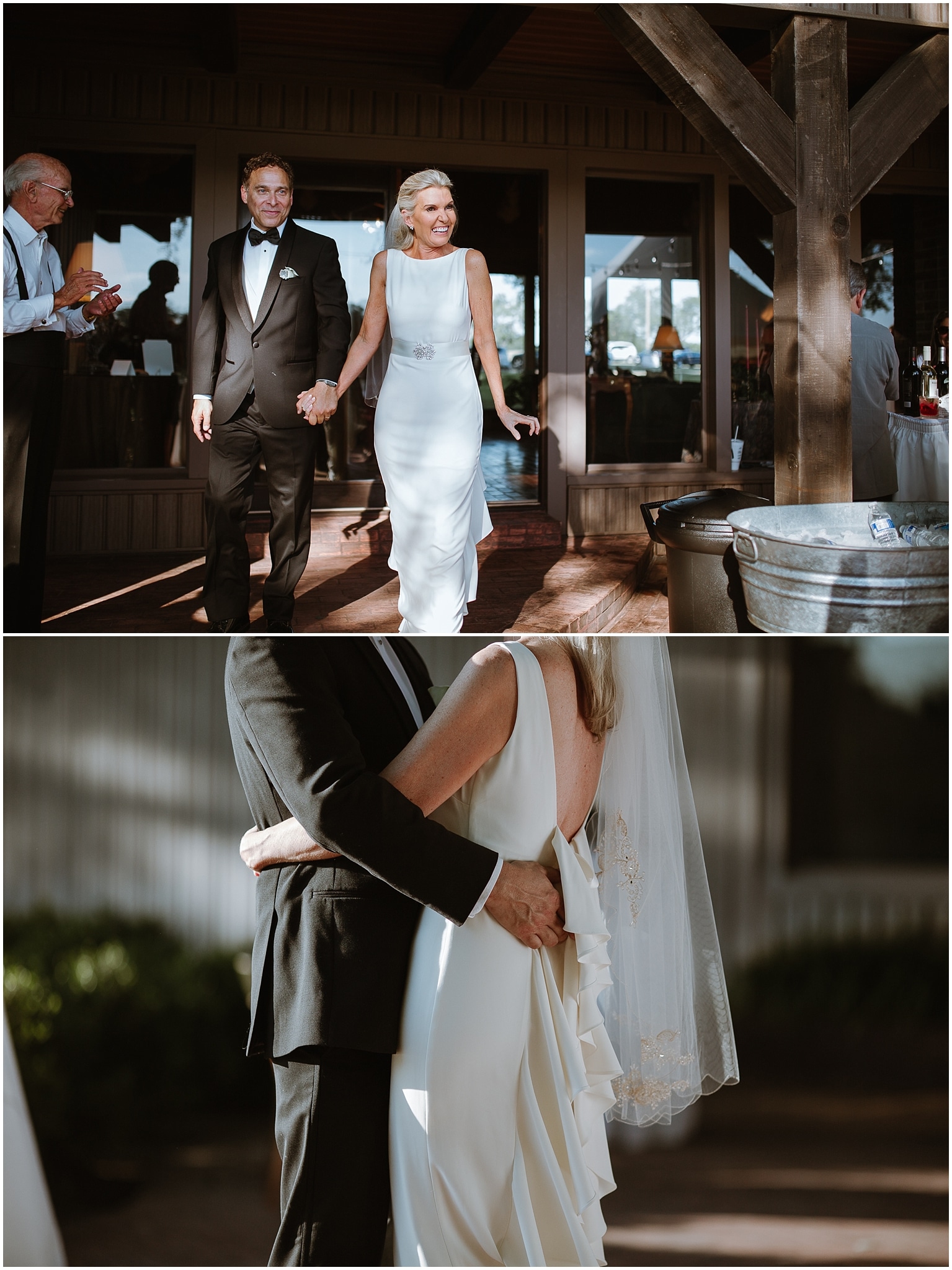 rustic destination wedding in ennis texas bride and groom