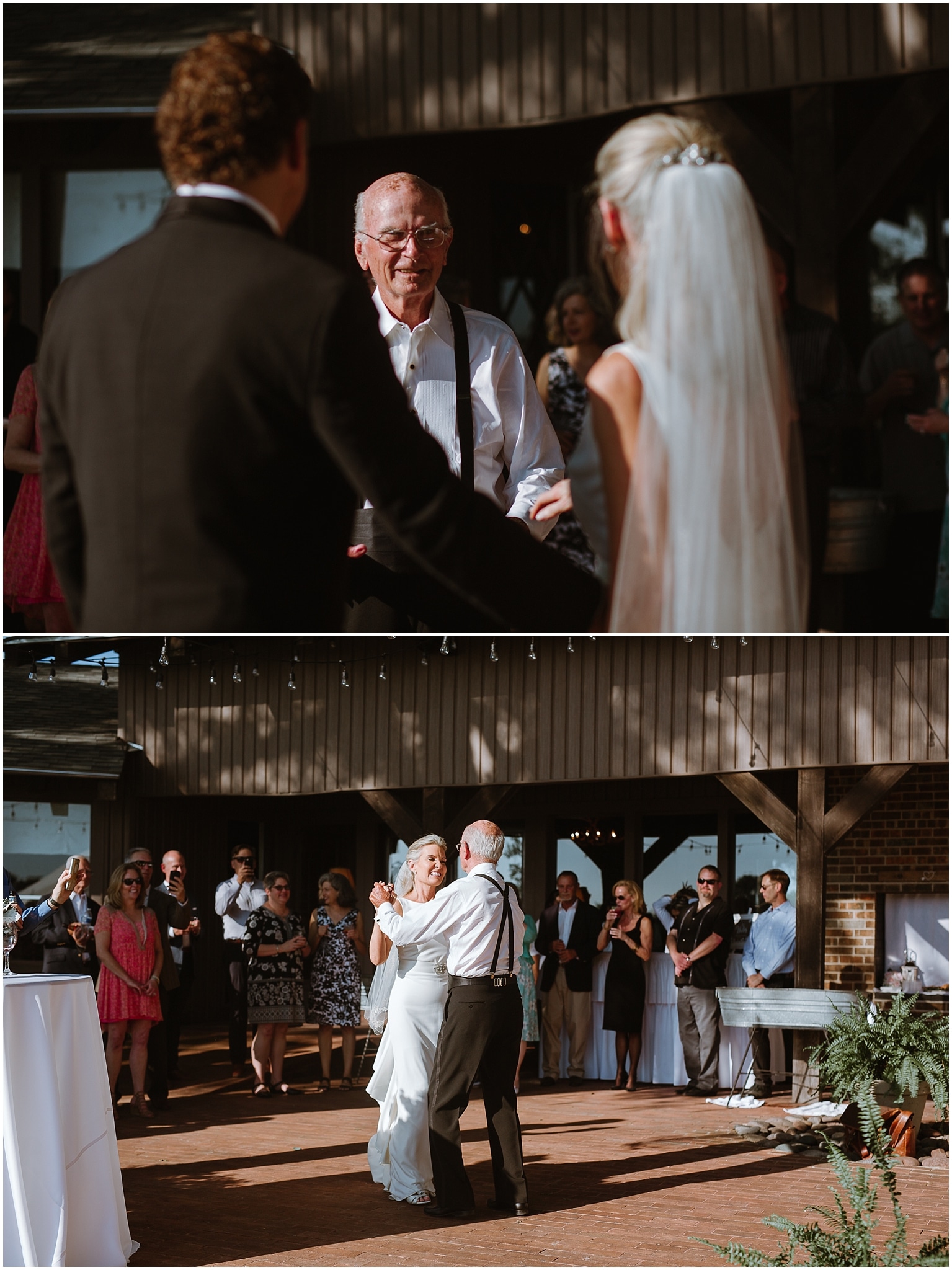 rustic destination wedding in ennis texas father daughter dance