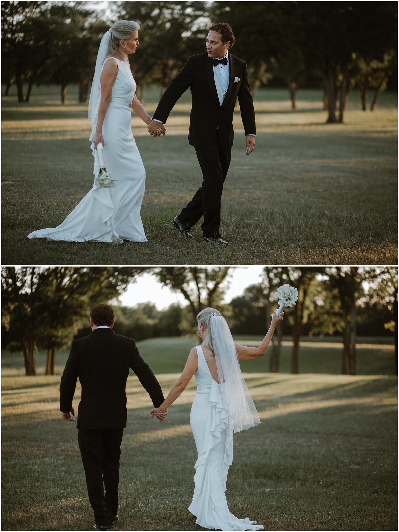 rustic destination wedding in ennis texas bride and groom