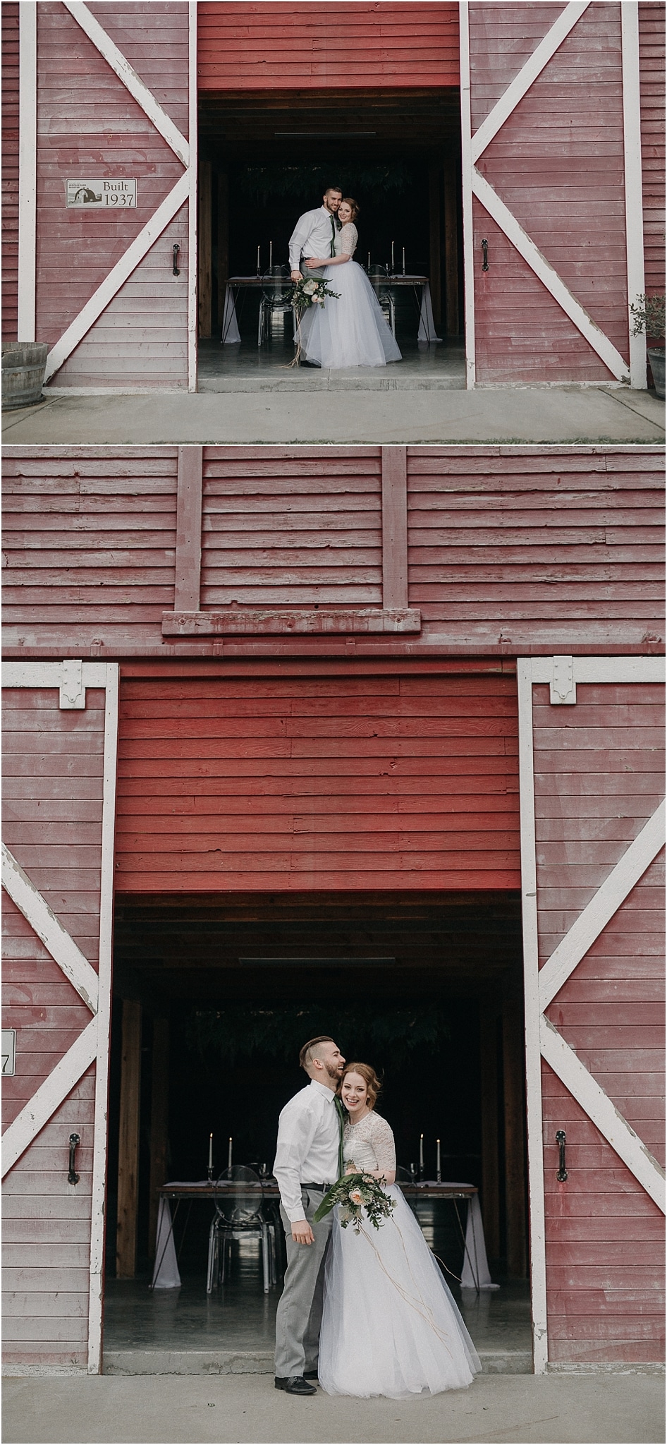 olympic peninsula boho barn wedding