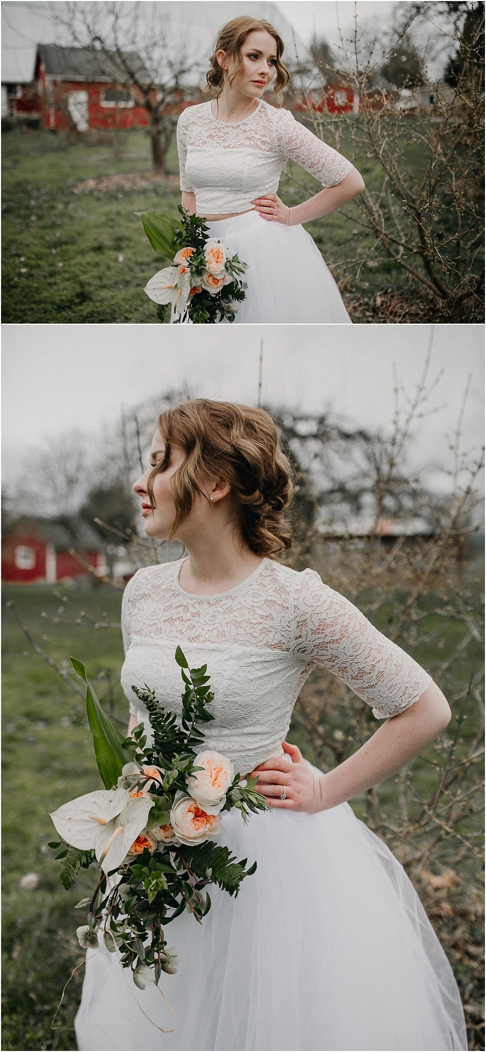 olympic peninsula boho barn wedding