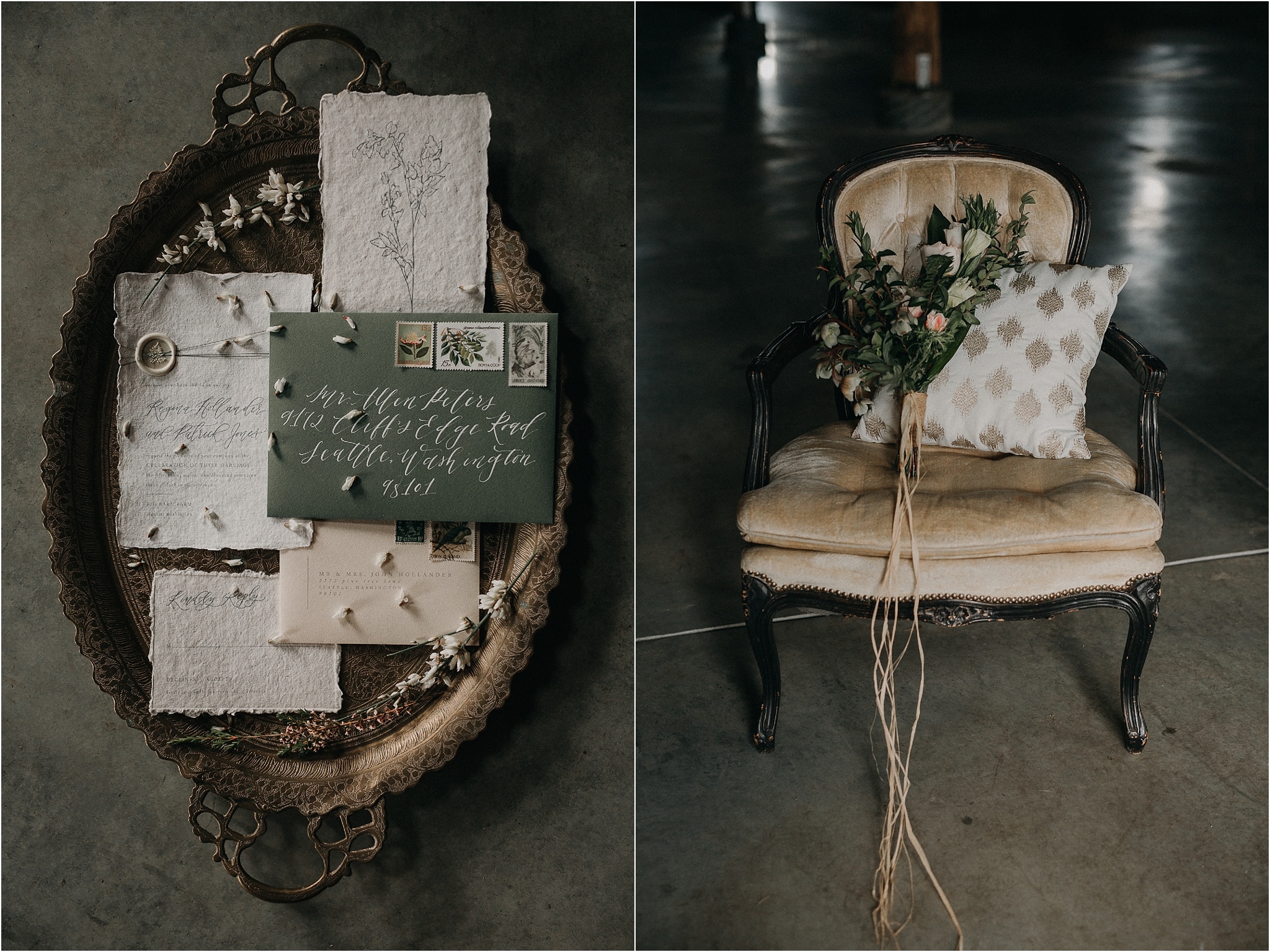 olympic peninsula boho barn wedding