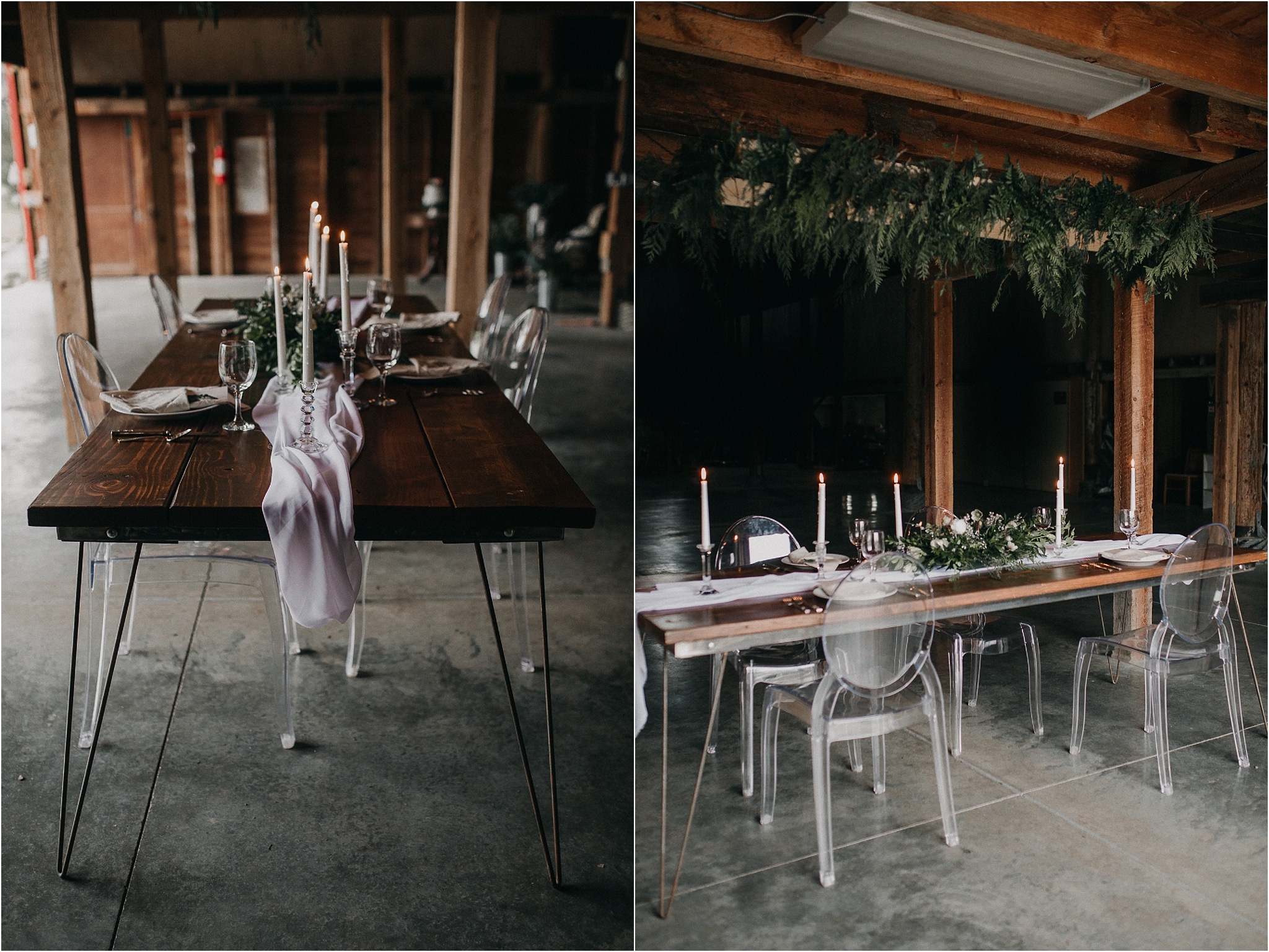 olympic peninsula boho barn wedding