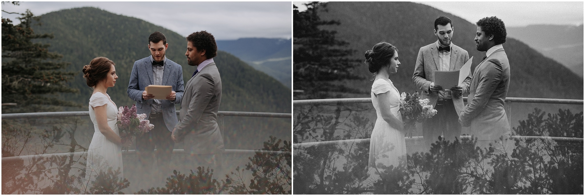 Hurricane Ridge and Olympic National Park elopement kim butler