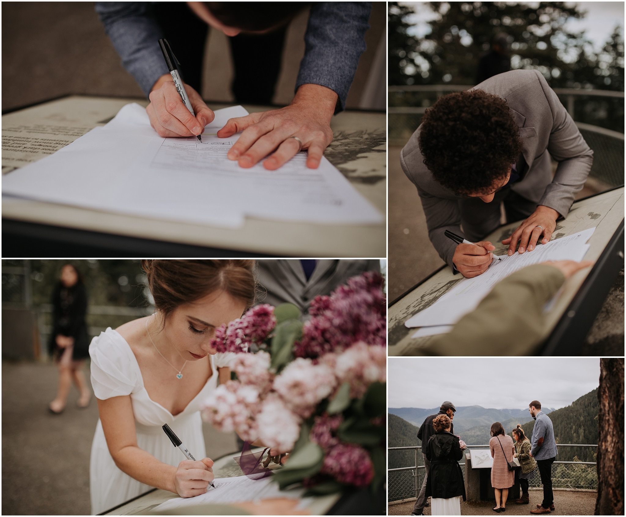 Hurricane Ridge and Olympic National Park elopement kim butler