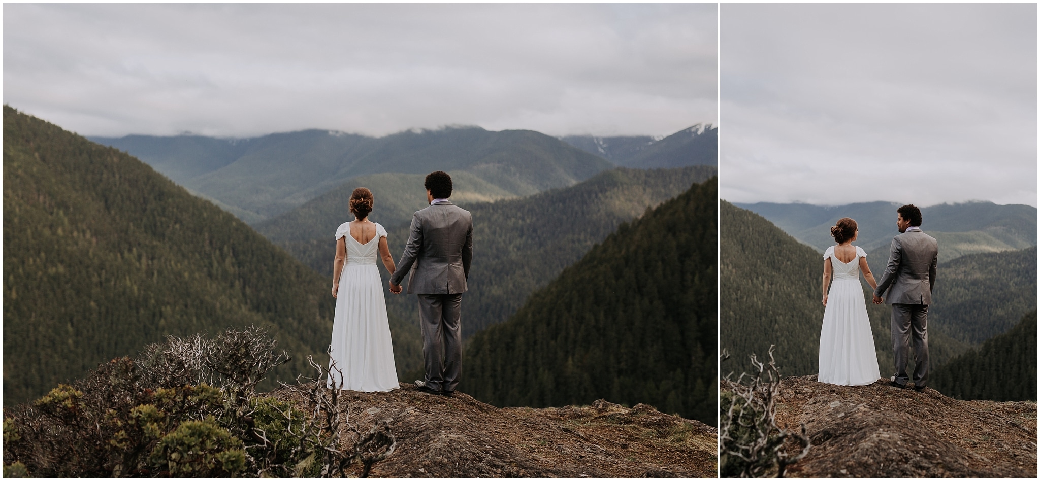 Hurricane Ridge and Olympic National Park elopement kim butler