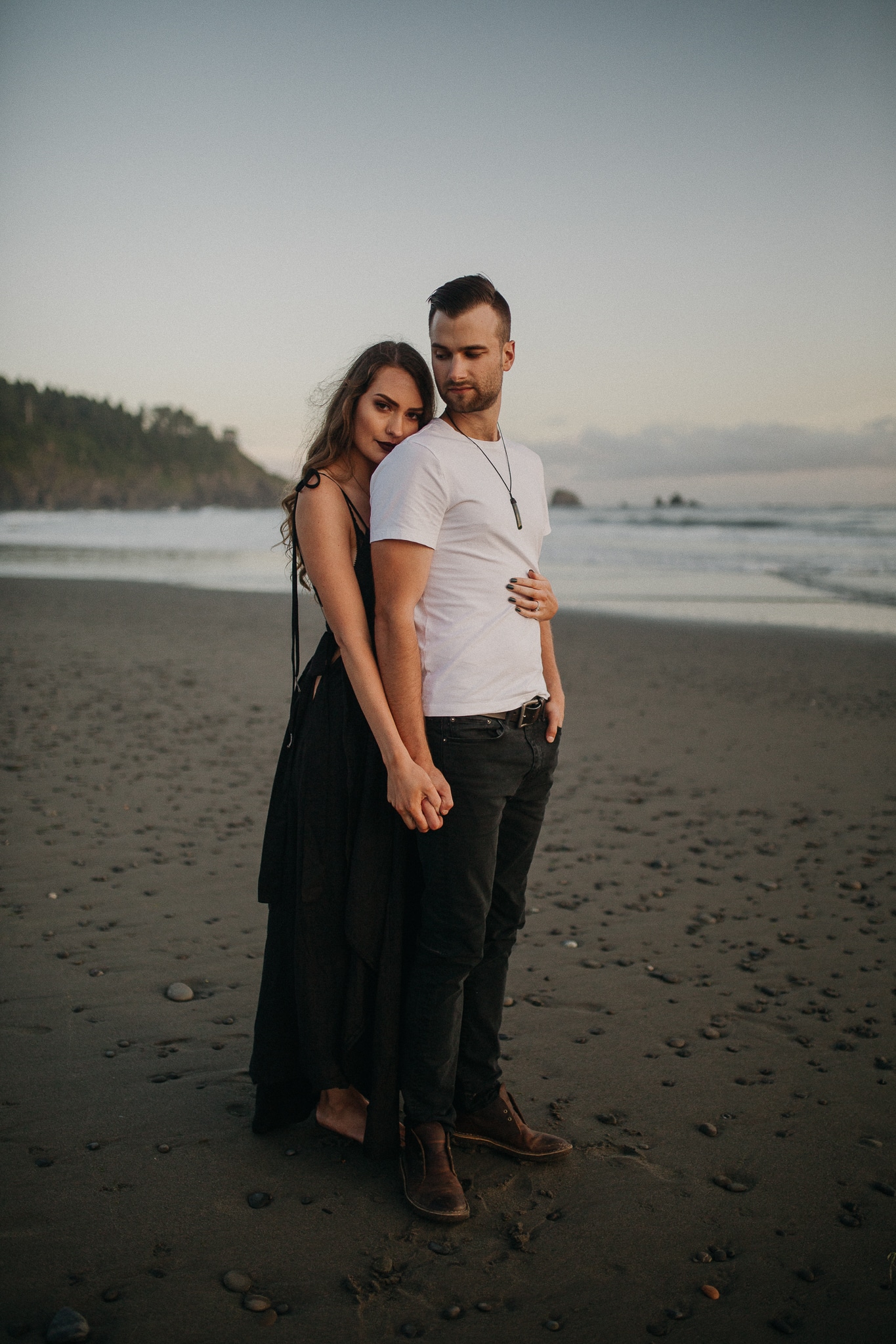 Olympic National Forest Engagement Photos, Olympic National Park Engagement Photos, Washington Engagement Photographer, La Push Beach engagement photos, Washington elopement photographer, Best elopement photographers in Washington, Best Washington engagement photographers, Fun Engagement photo ideas, beach Engagement photos, adventurous Engagement session, Save the date photo ideas, Olympic National Park La Push, adventure elopement photographer, la push beach Washington 