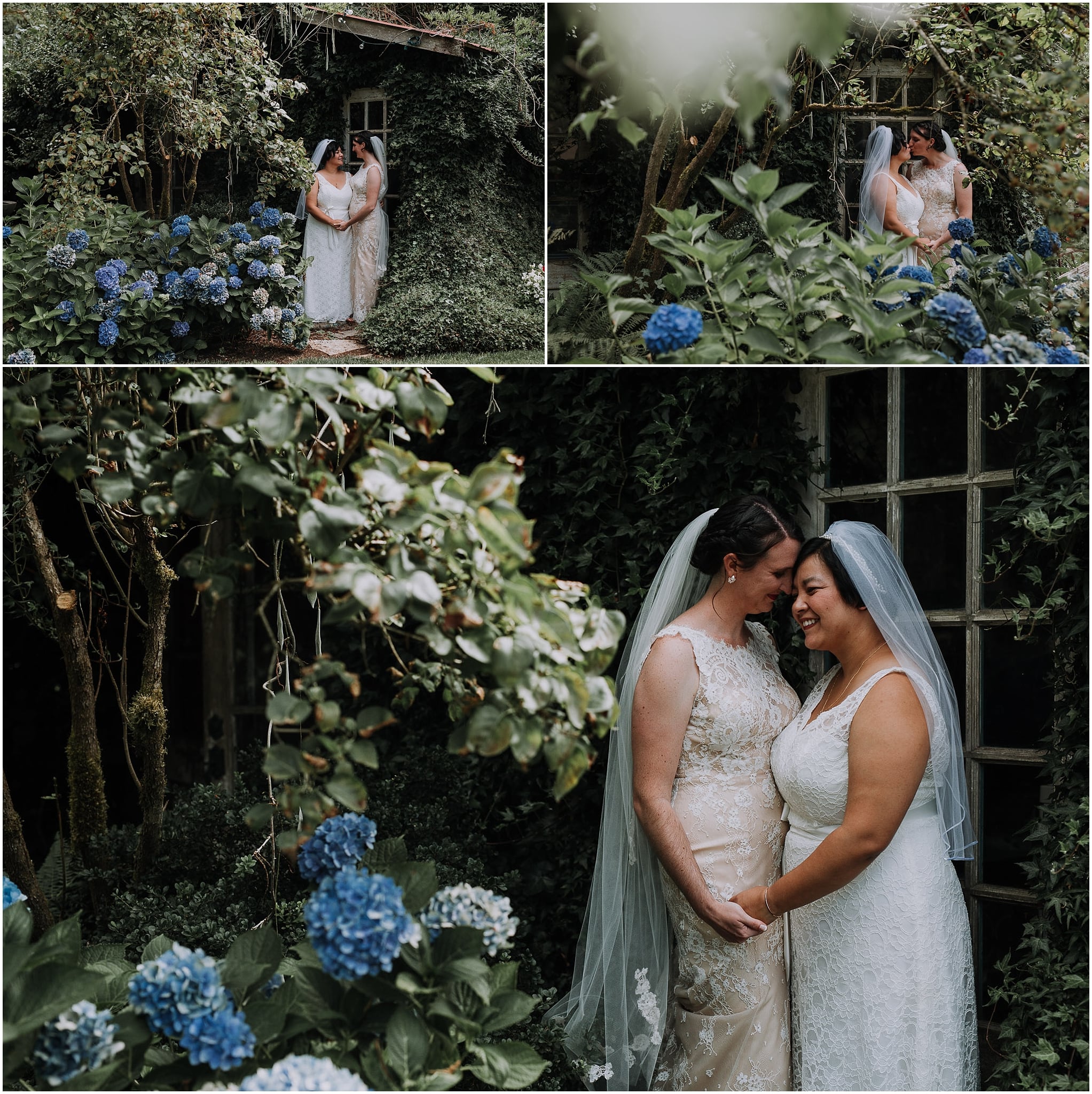 albees garden, LGBT, wedding, olympia, kim butler