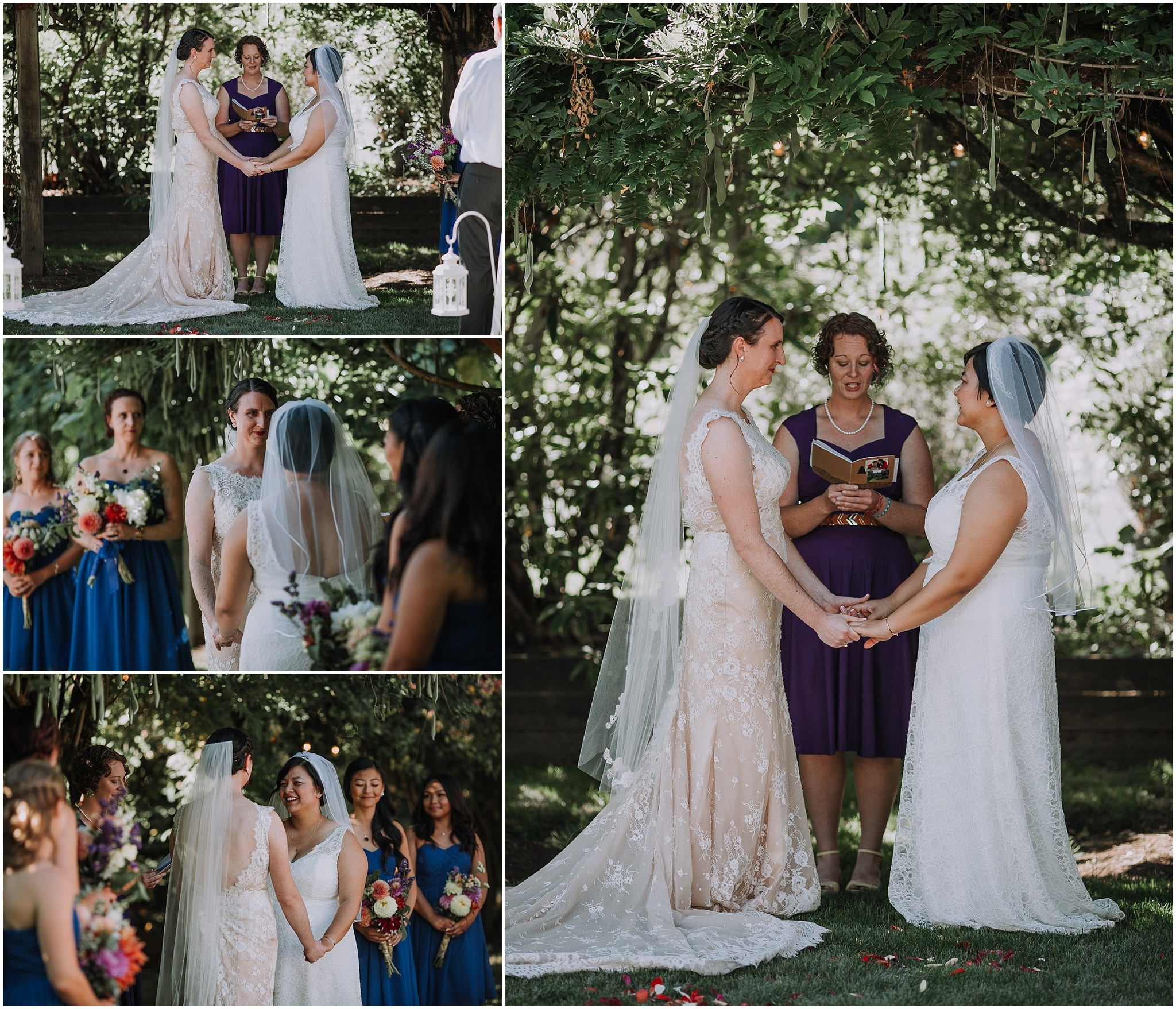 albees garden, LGBT, wedding, olympia, kim butler