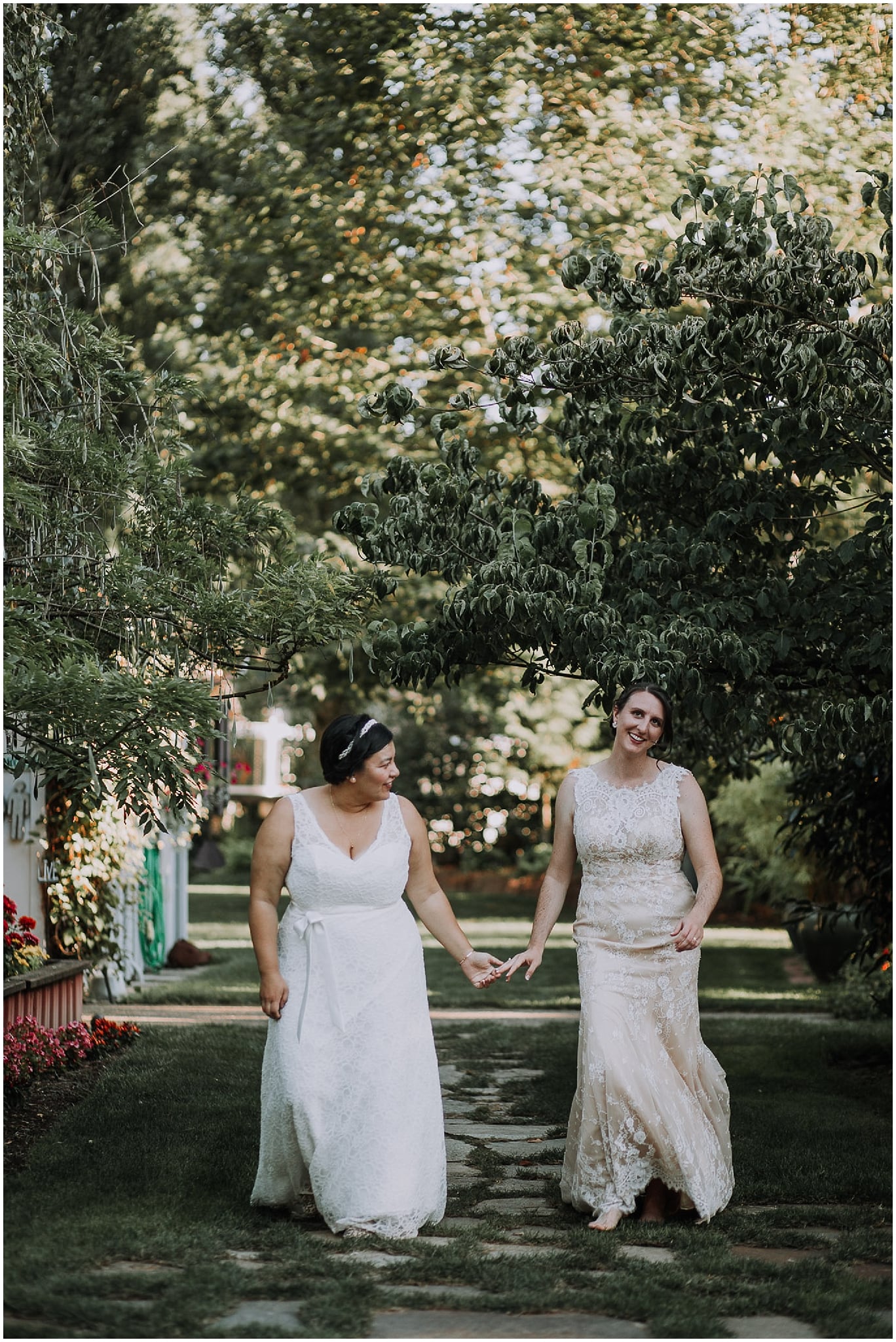 albees garden, LGBT, wedding, olympia, kim butler