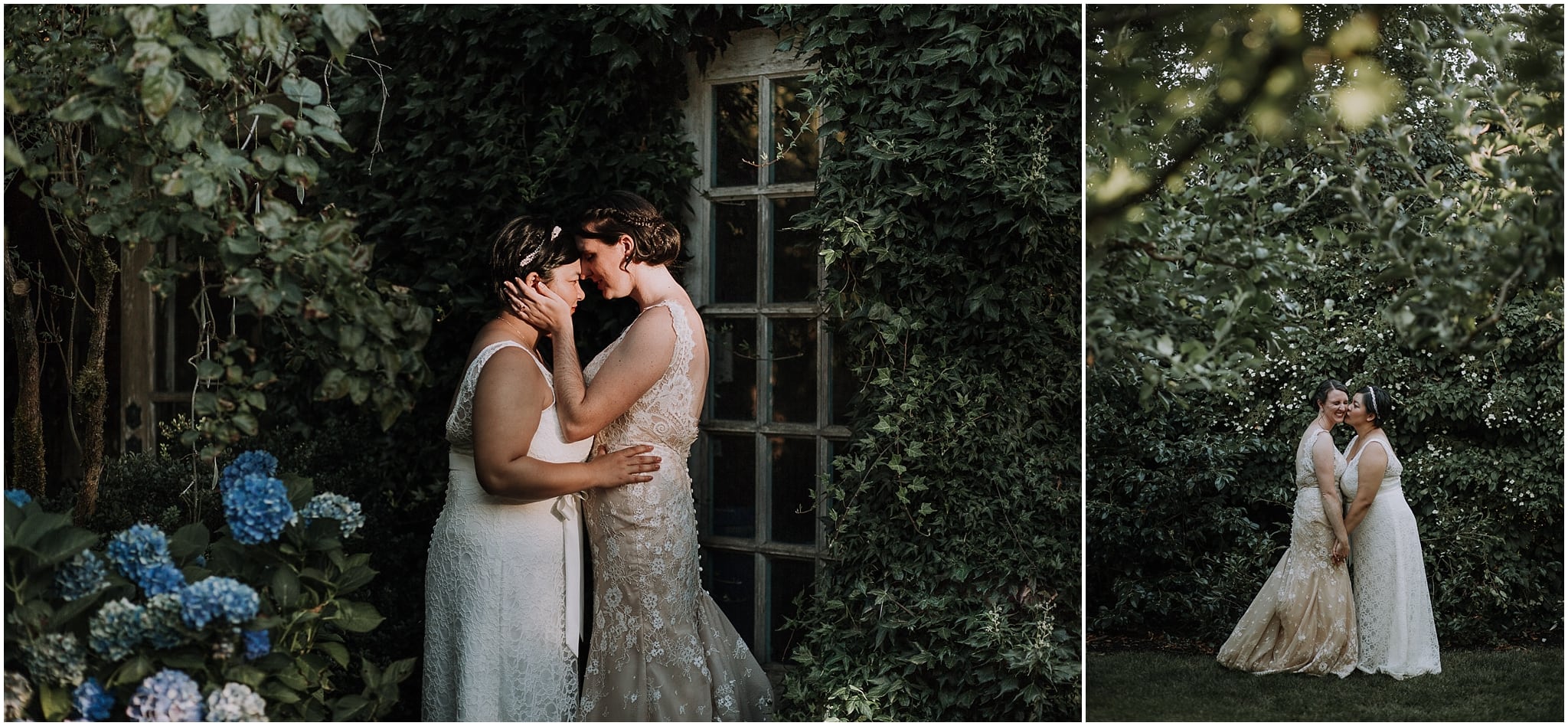 albees garden, LGBT, wedding, olympia, kim butler