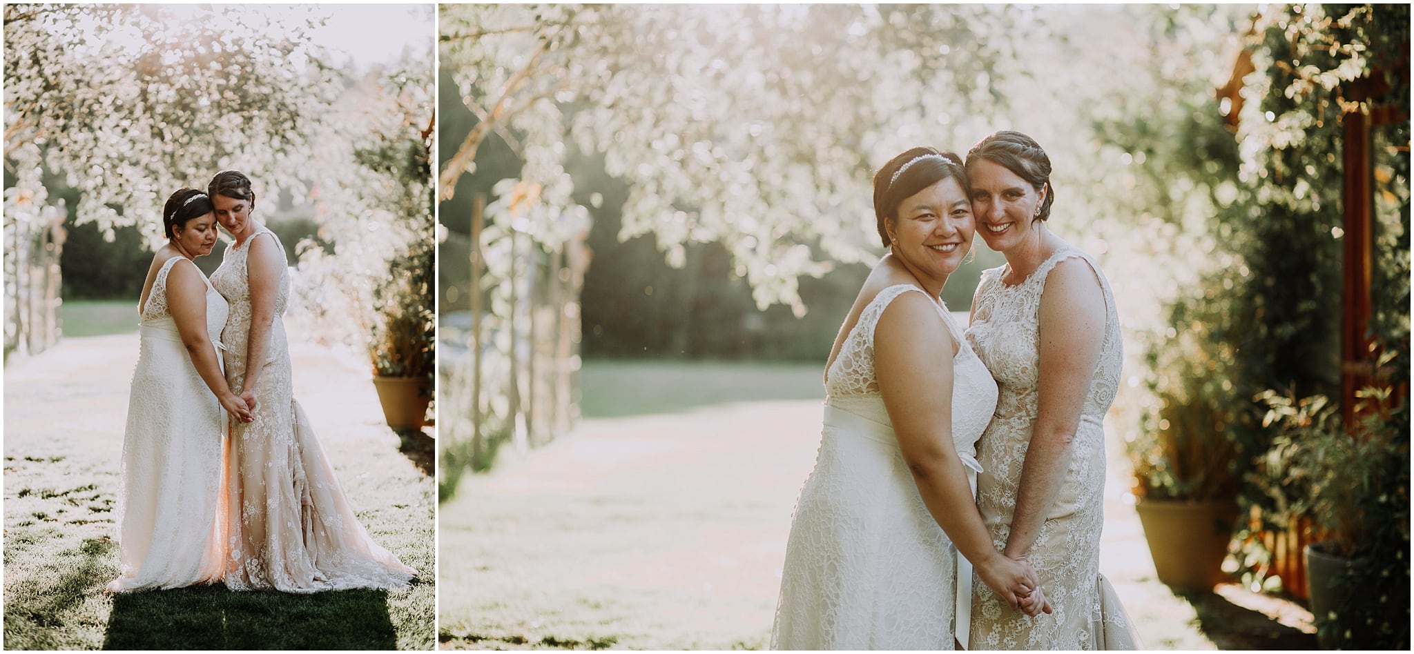 albees garden, LGBT, wedding, olympia, kim butler