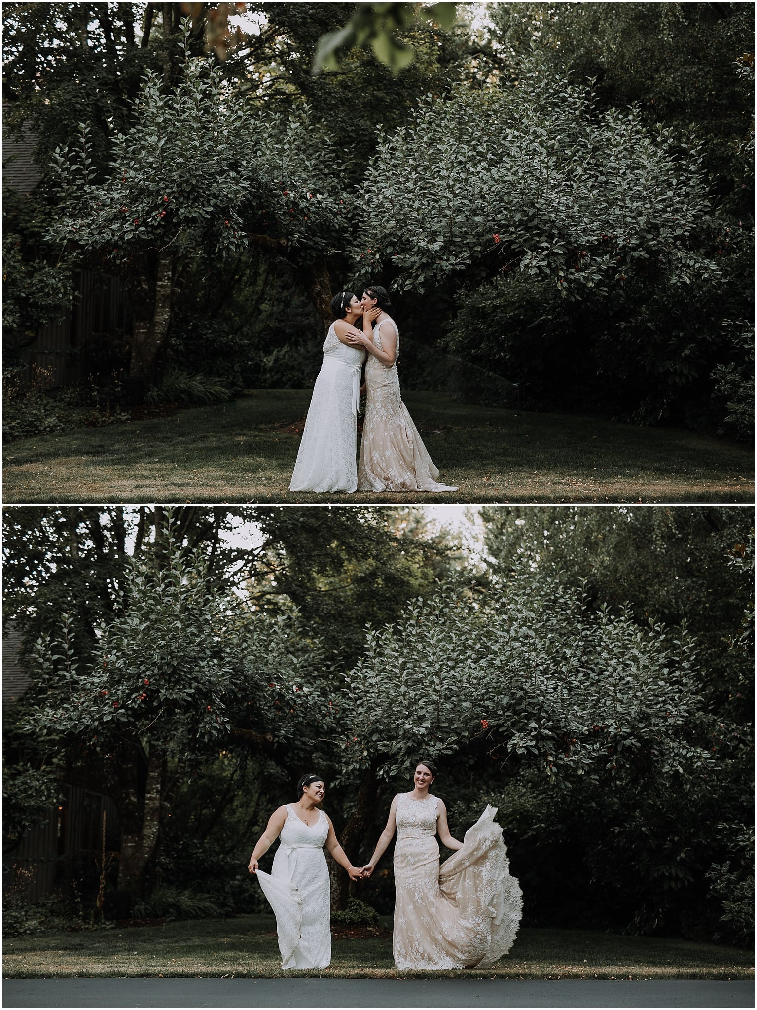 albees garden, LGBT, wedding, olympia, kim butler