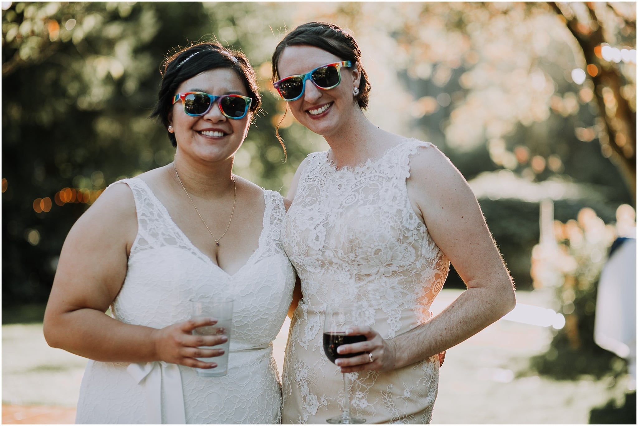 albees garden, olympia, LGBT, lesbian wedding, kim butler