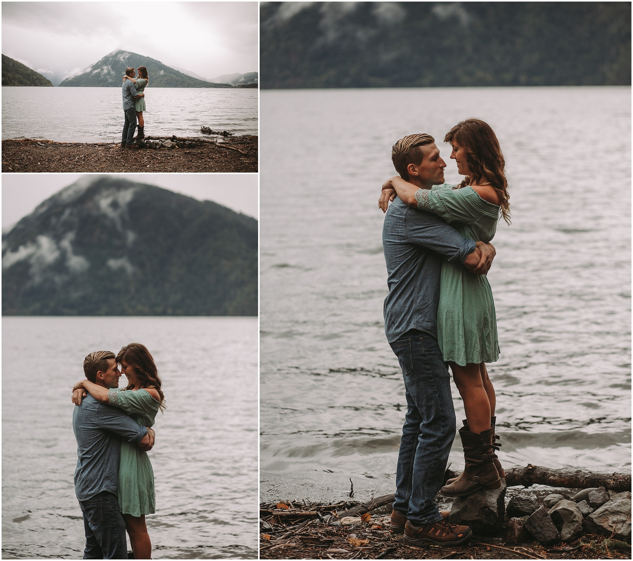 Olympic National Forest Engagement Photos, Lake Crescent Engagement Photos, Washington Engagement Photographer, Olympic National Park engagement photos, Washington wedding photographer, Best elopement photographers in Washington, Best Washington engagement photographers, Western Washington Wedding photographers, Lake Crescent Photographer, Engagement photos at Crescent Lake, Adventurous Engagement session, Epic Adventure Session, Olympic National Park Lake Crescent, Olympic National Park Engagement Photographer, adventure elopement photographer