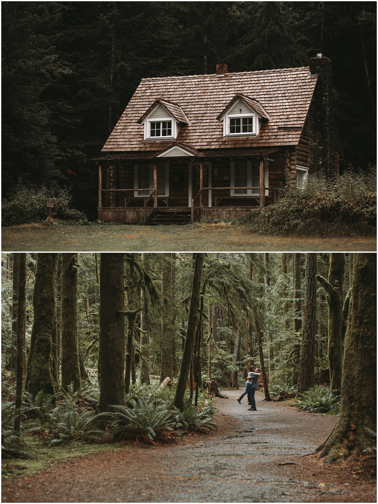 lake crescent engagement session kim butler