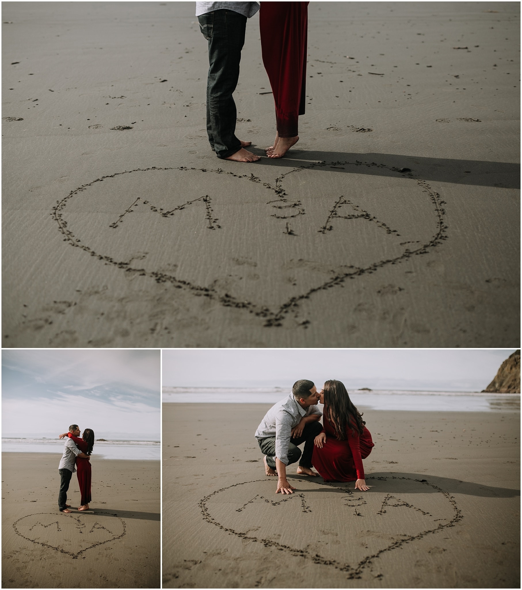 Ruby beach, olympic peninsula, elopement, kim butler