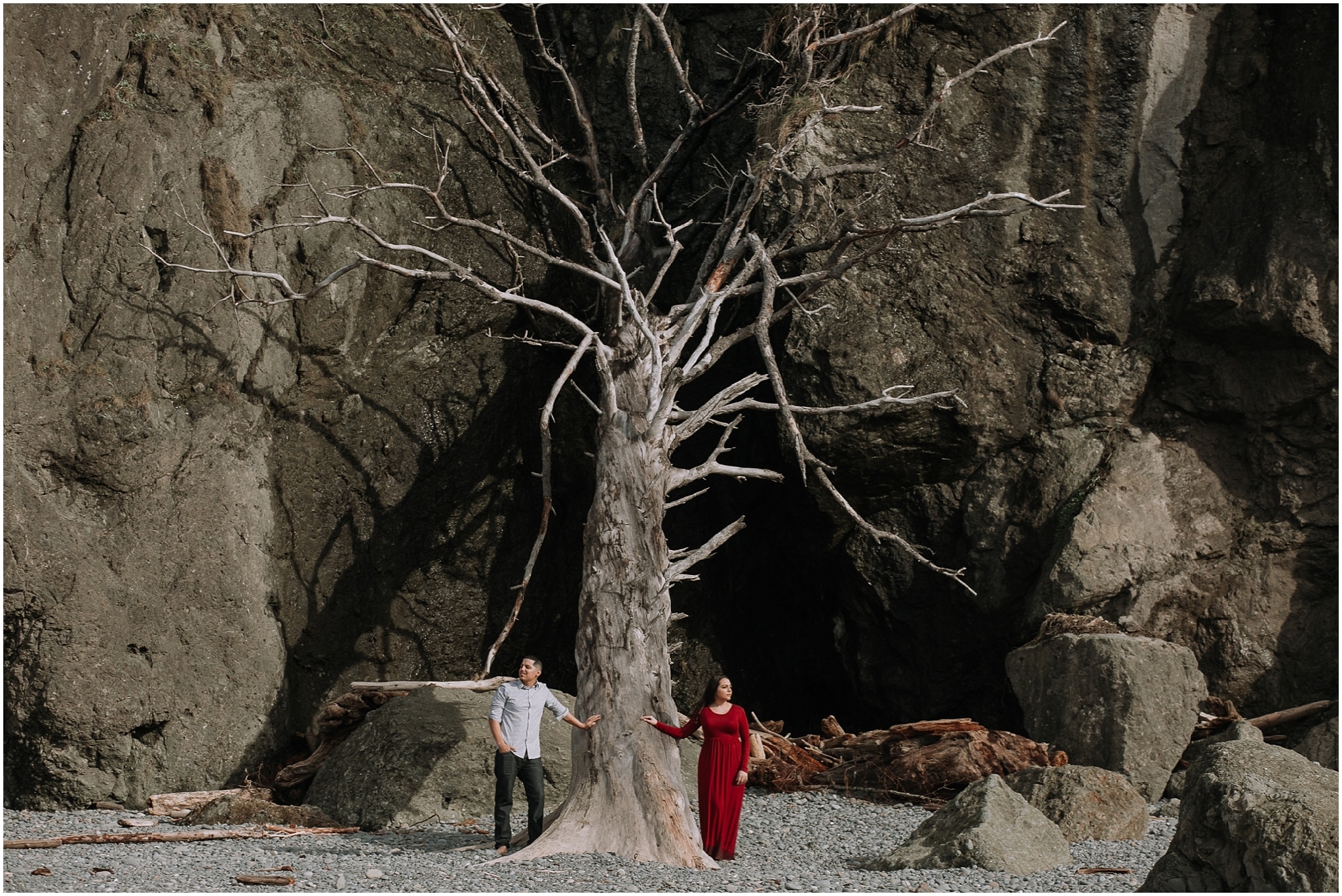 Ruby beach, olympic peninsula, elopement, kim butler