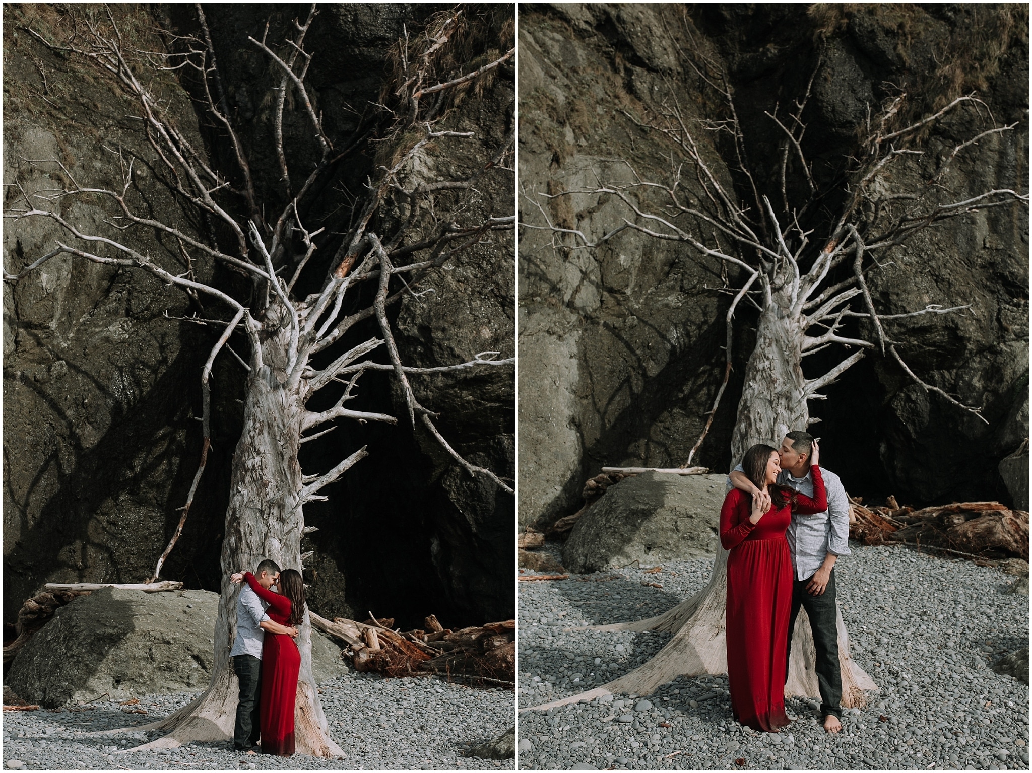 Ruby beach, olympic peninsula, elopement, kim butler