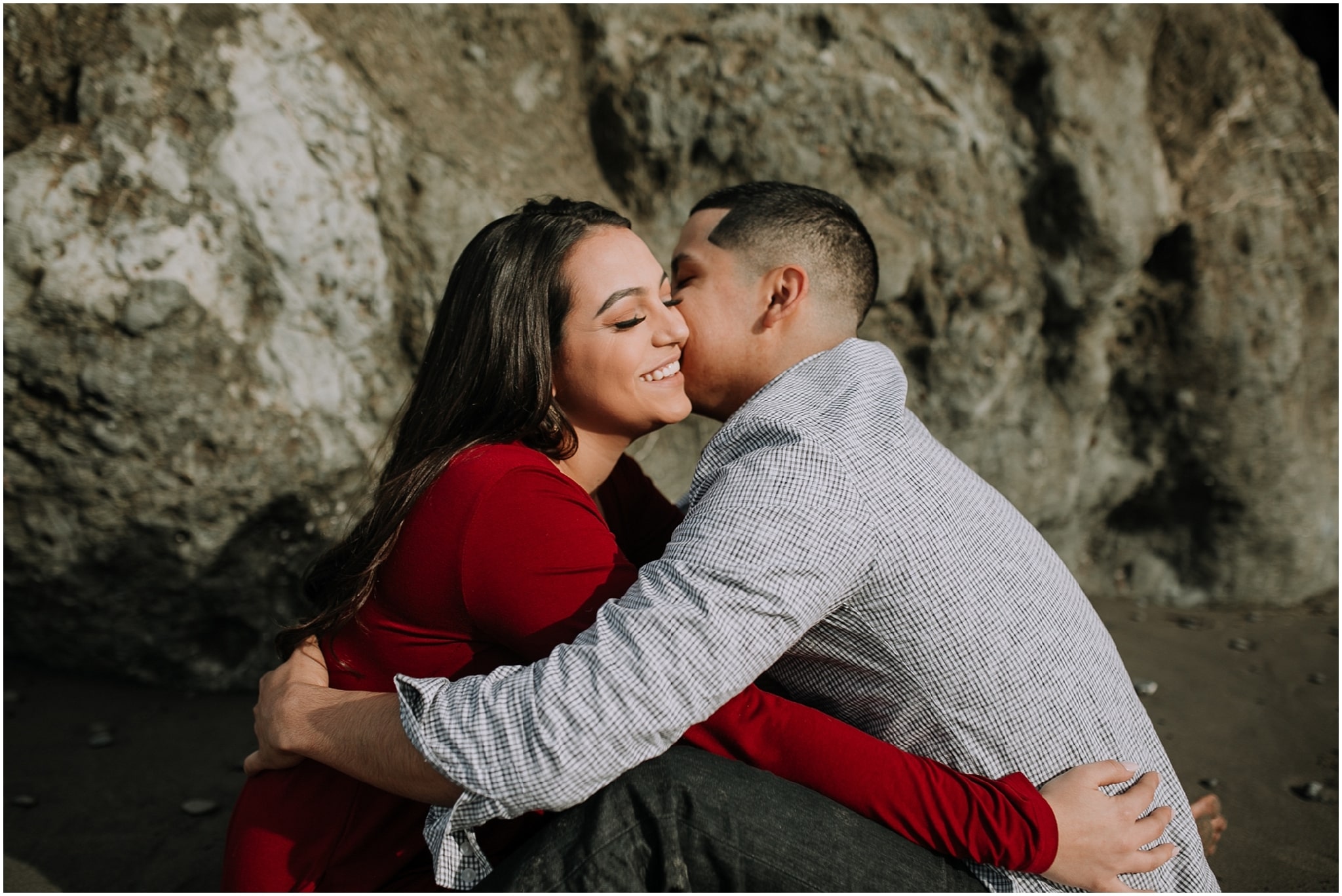 Ruby beach, olympic peninsula, elopement, kim butler