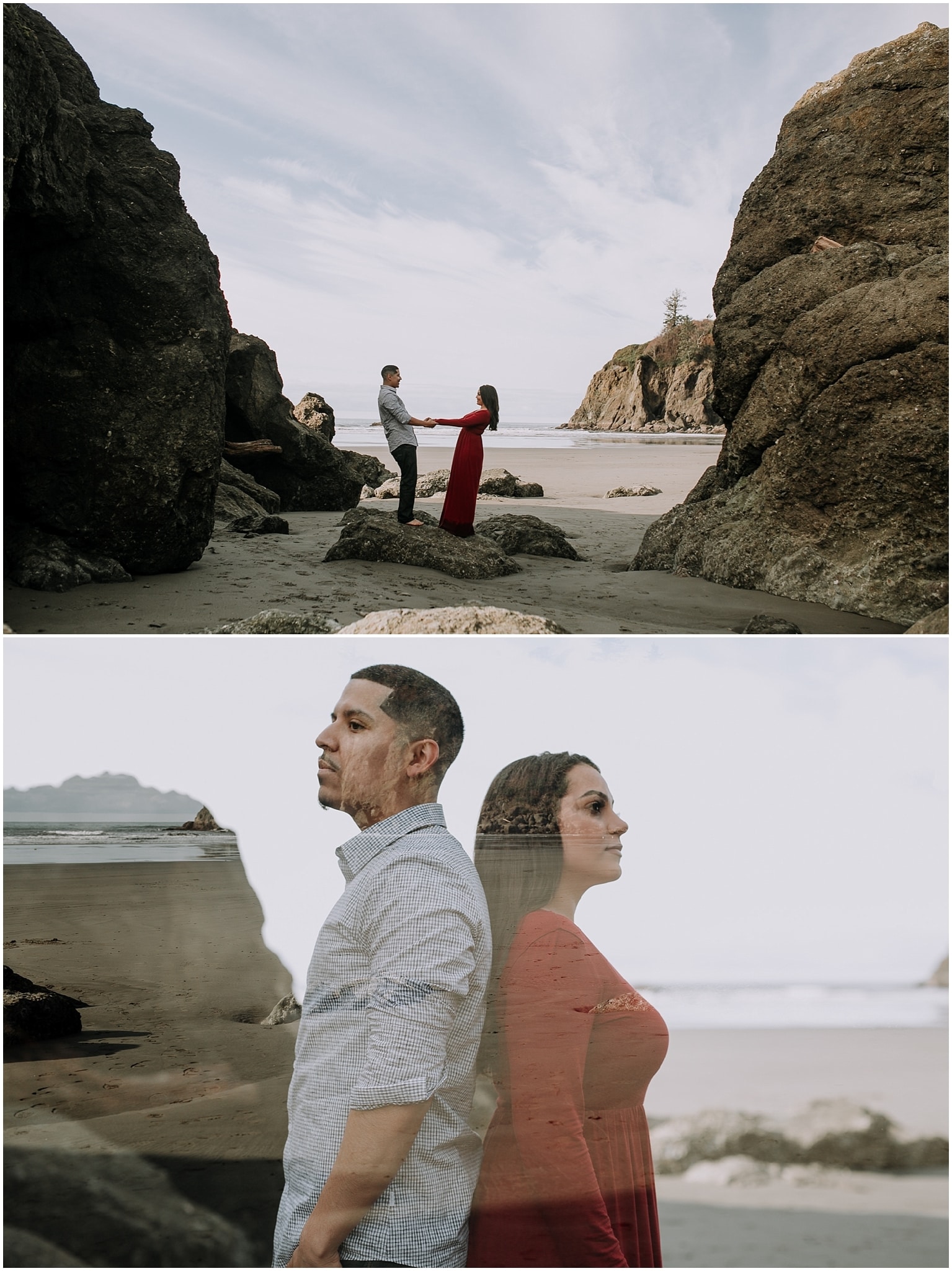 Ruby beach, olympic peninsula, elopement, kim butler