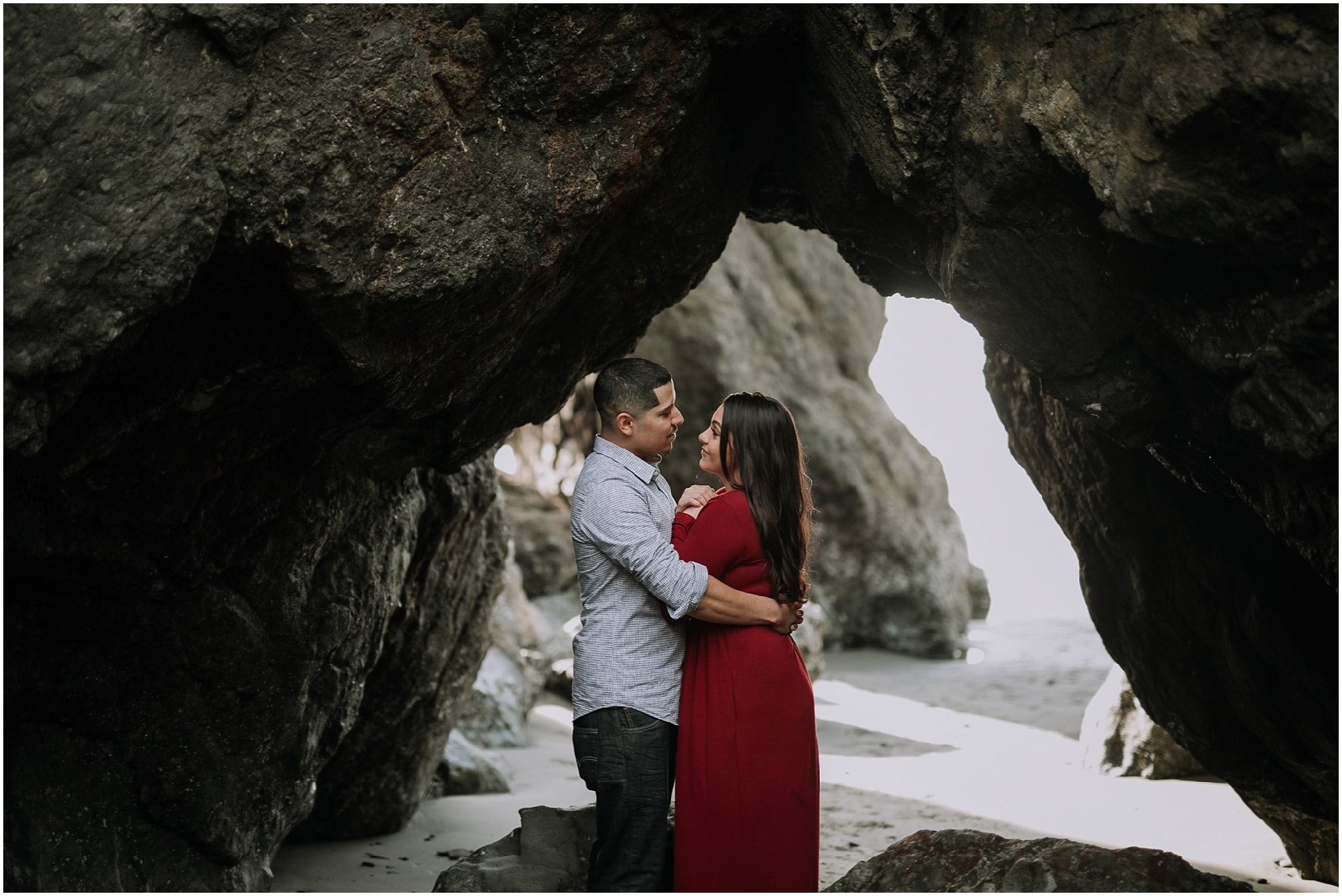 Ruby beach, olympic peninsula, elopement, kim butler