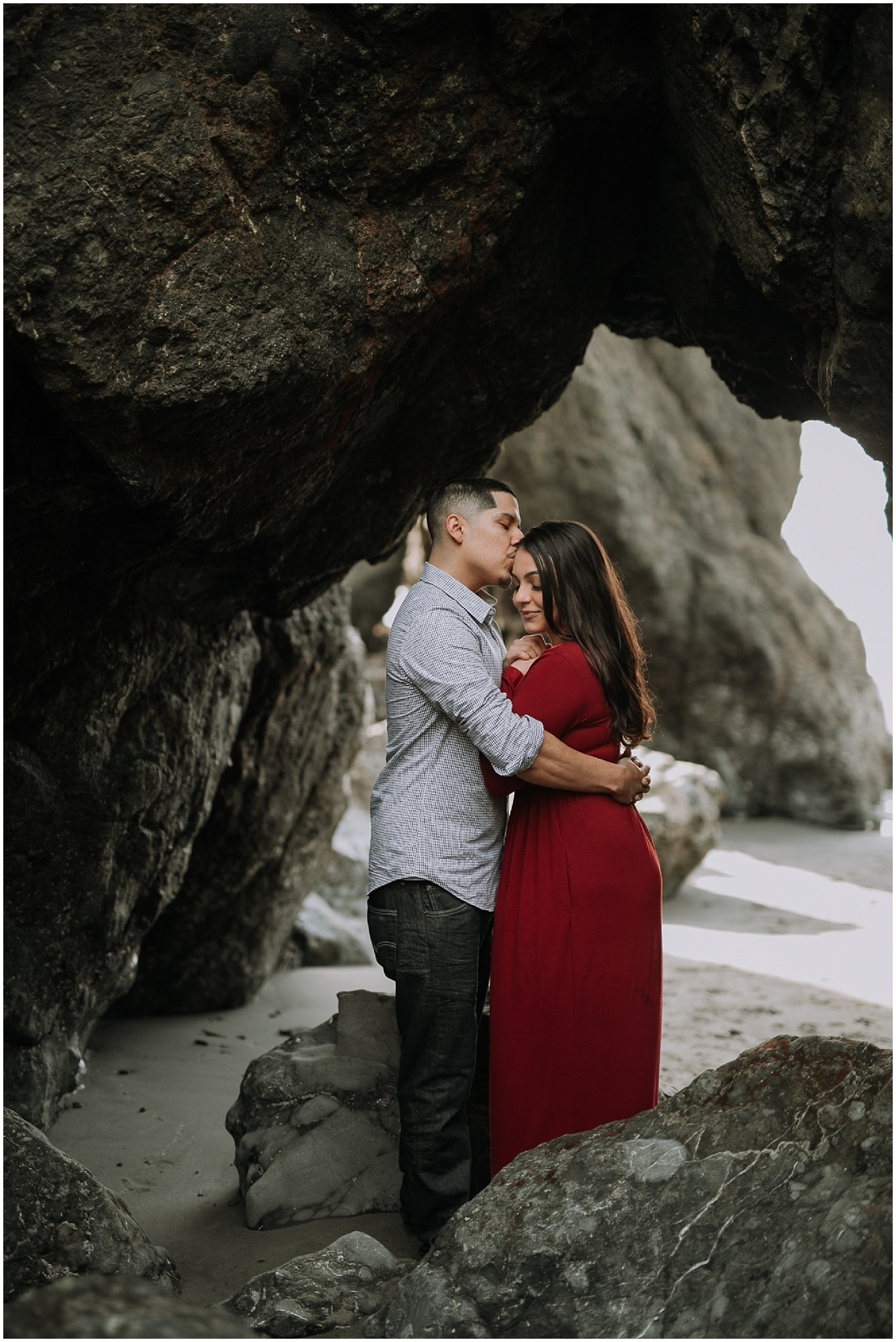 Ruby beach, olympic peninsula, elopement, kim butler