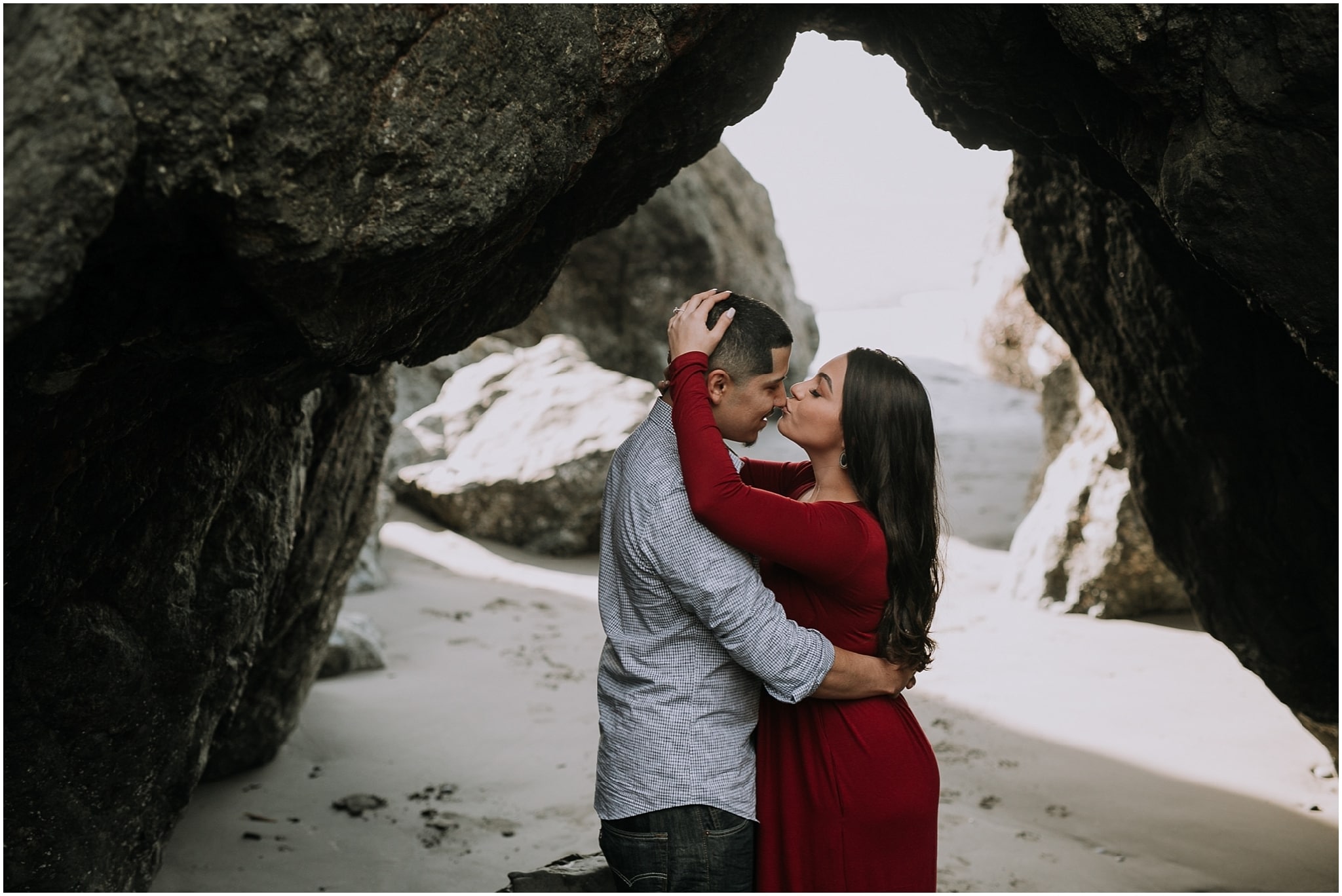 Ruby beach, olympic peninsula, elopement, kim butler