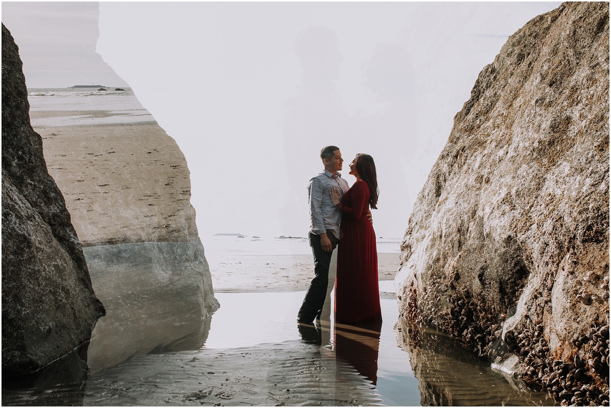 Ruby beach, olympic peninsula, elopement, kim butler