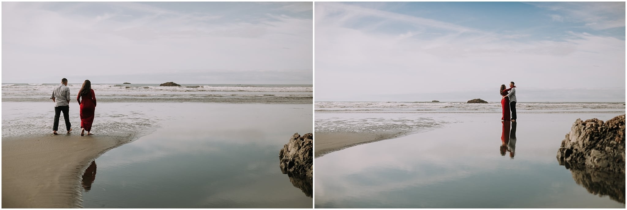 Ruby beach, olympic peninsula, elopement, kim butler