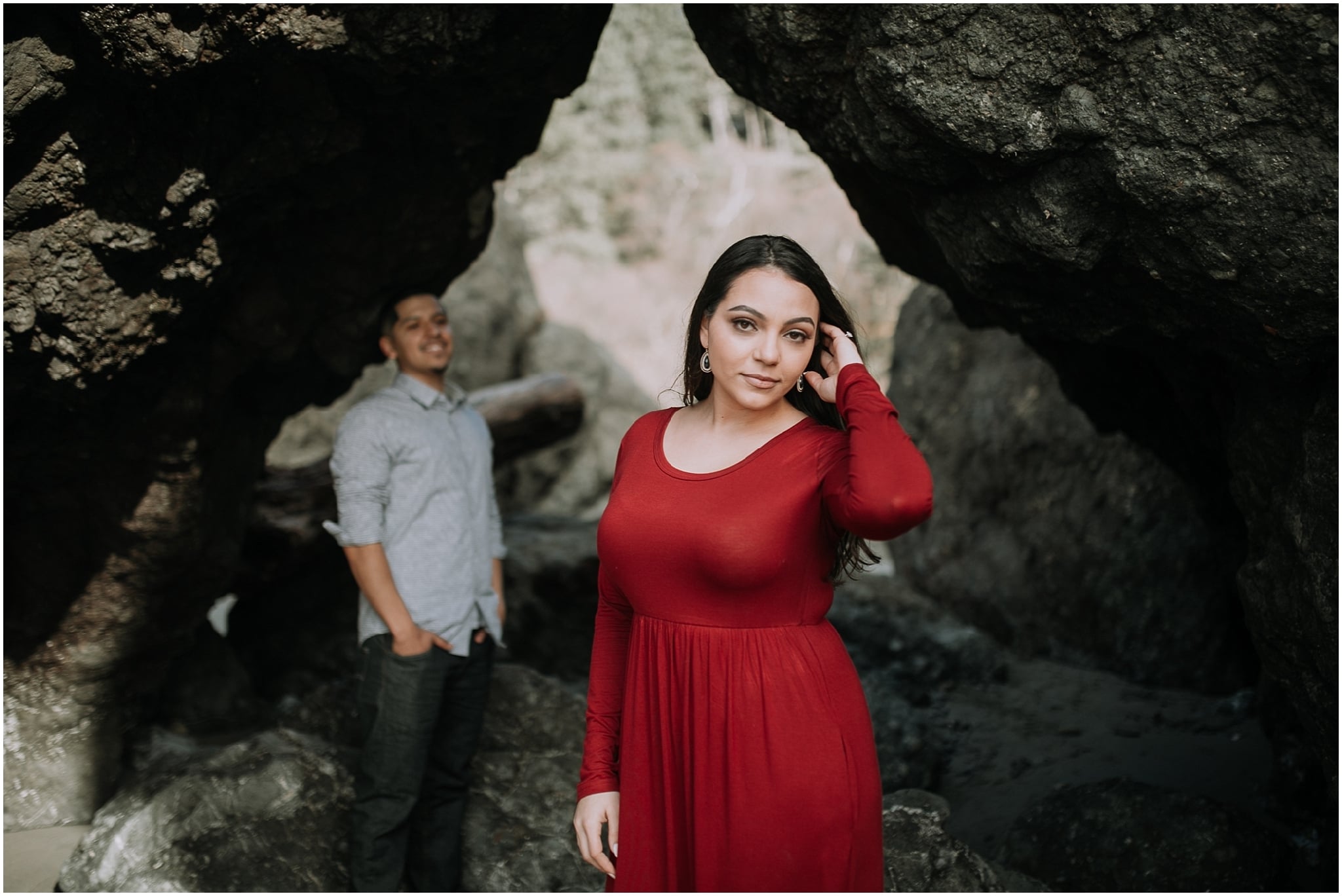 Ruby beach, olympic peninsula, elopement, kim butler