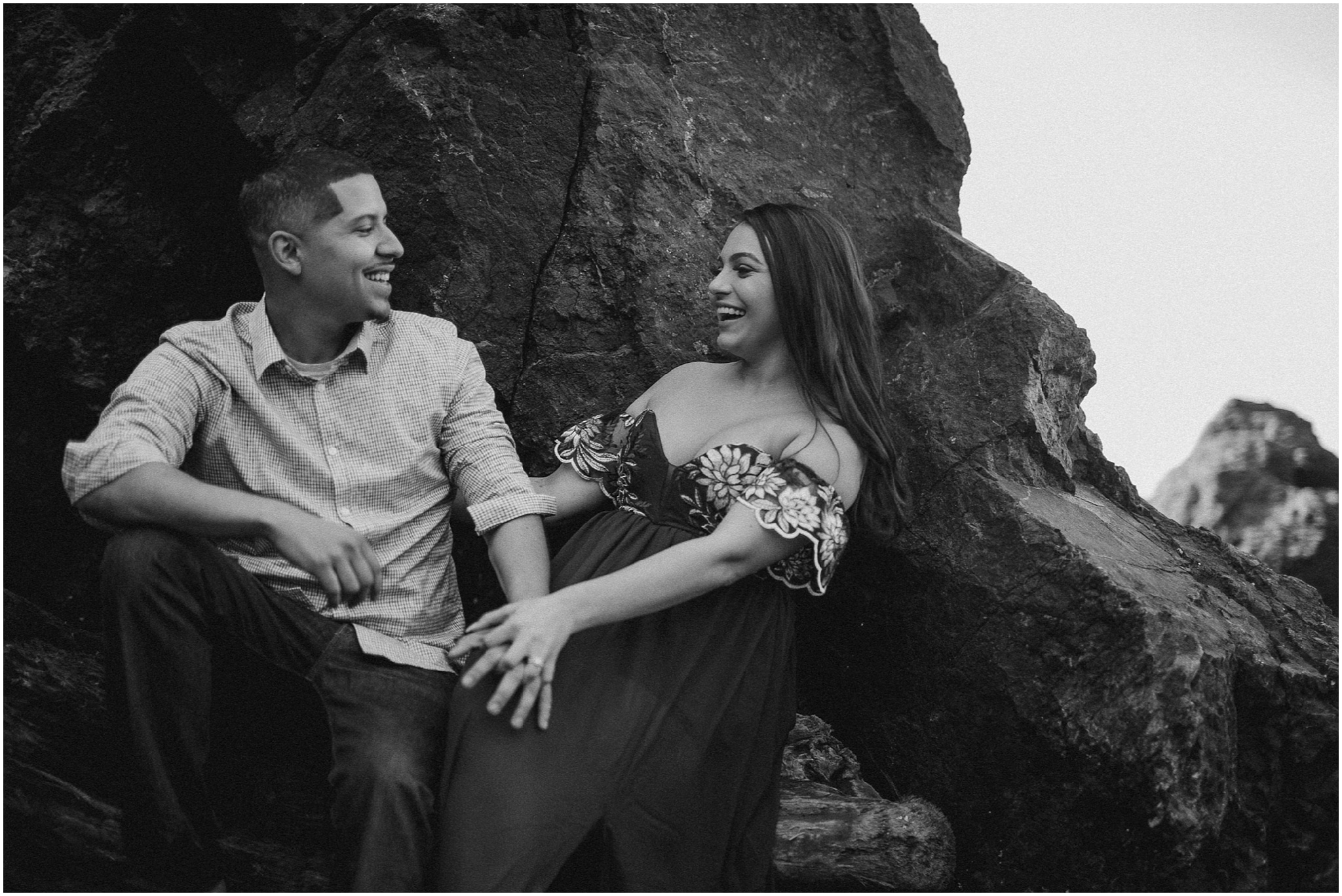 Ruby beach, olympic peninsula, elopement, kim butler