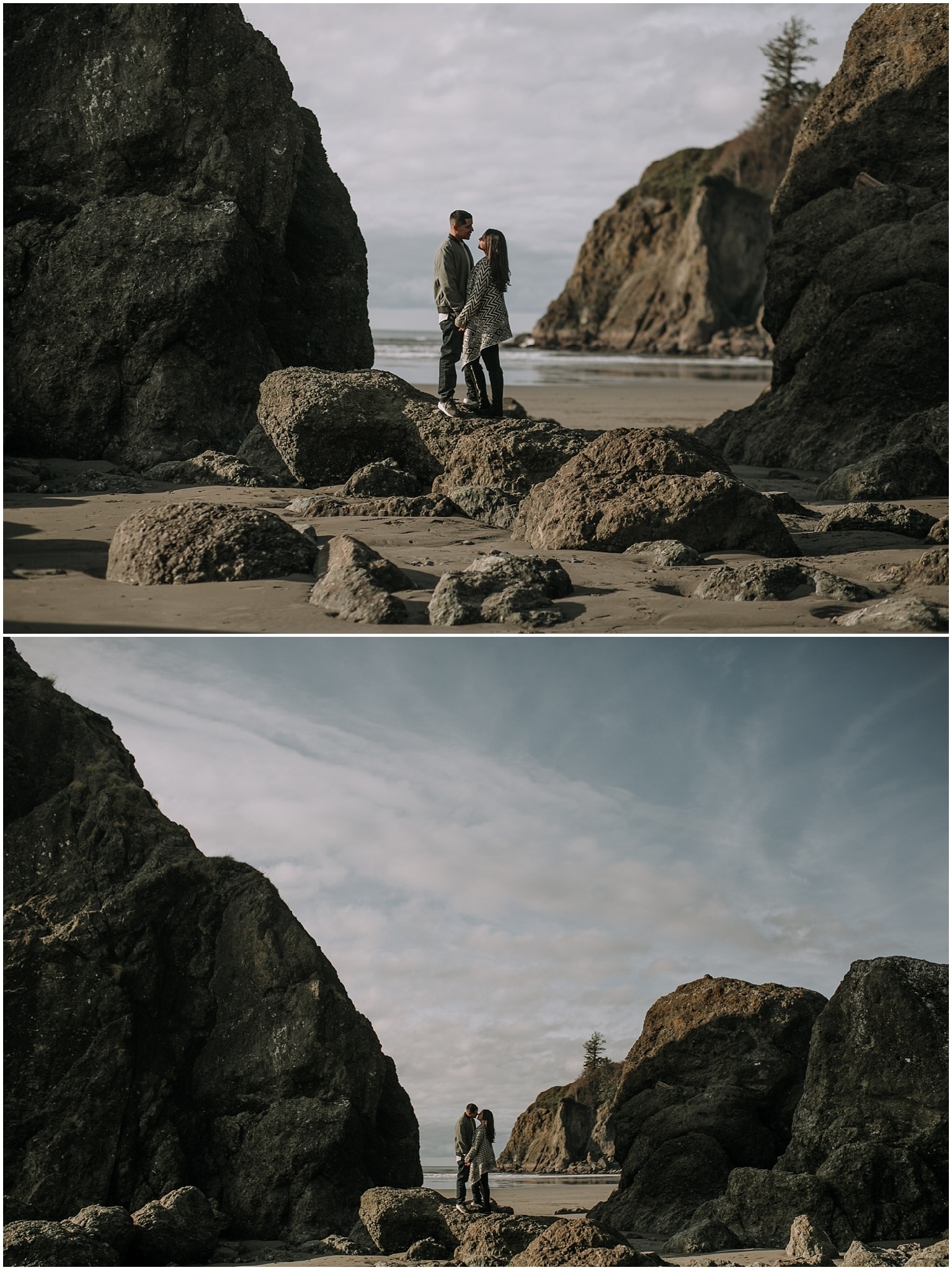 Ruby beach, olympic peninsula, elopement, kim butler