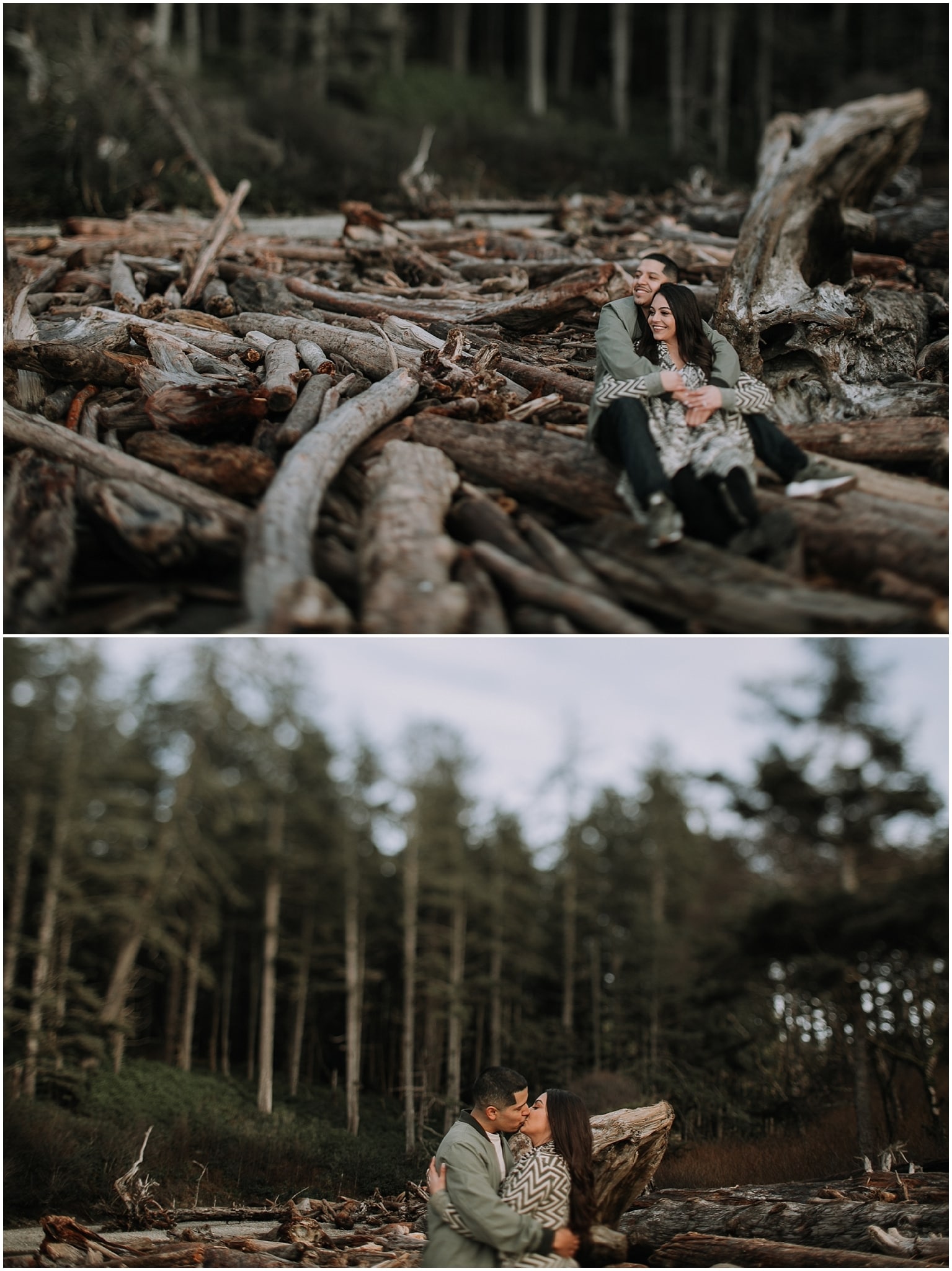 Ruby beach, olympic peninsula, elopement, kim butler